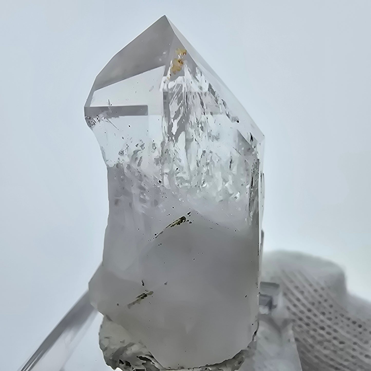 Klare Phantom Amethyst Quarz Spitze Streep Mine, Goboboseb, Namibia 34*19*20mm