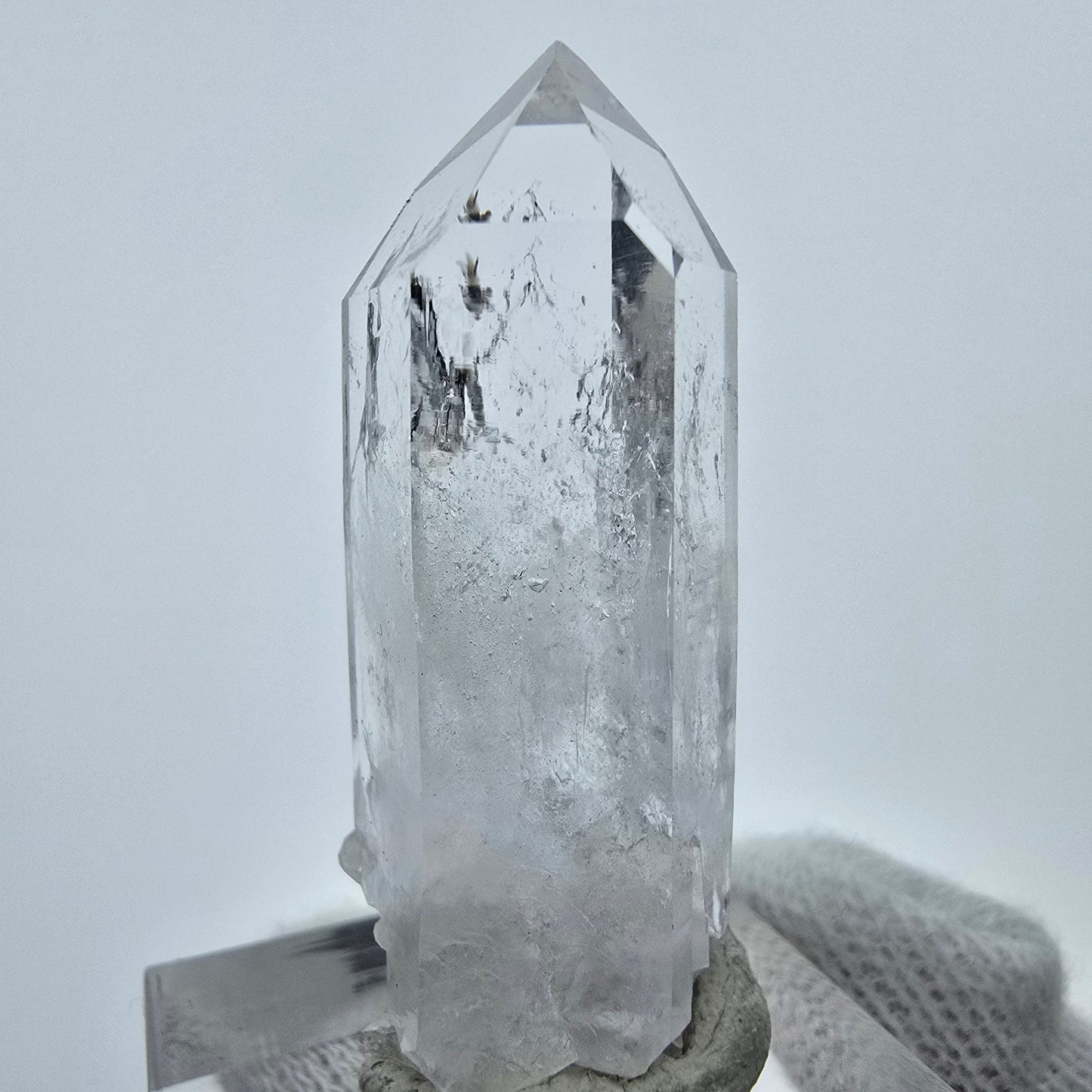 Enhydro Phantom Quarz, 1x Blase Streep Mine, Goboboseb, Namibia 41*15*13mm
