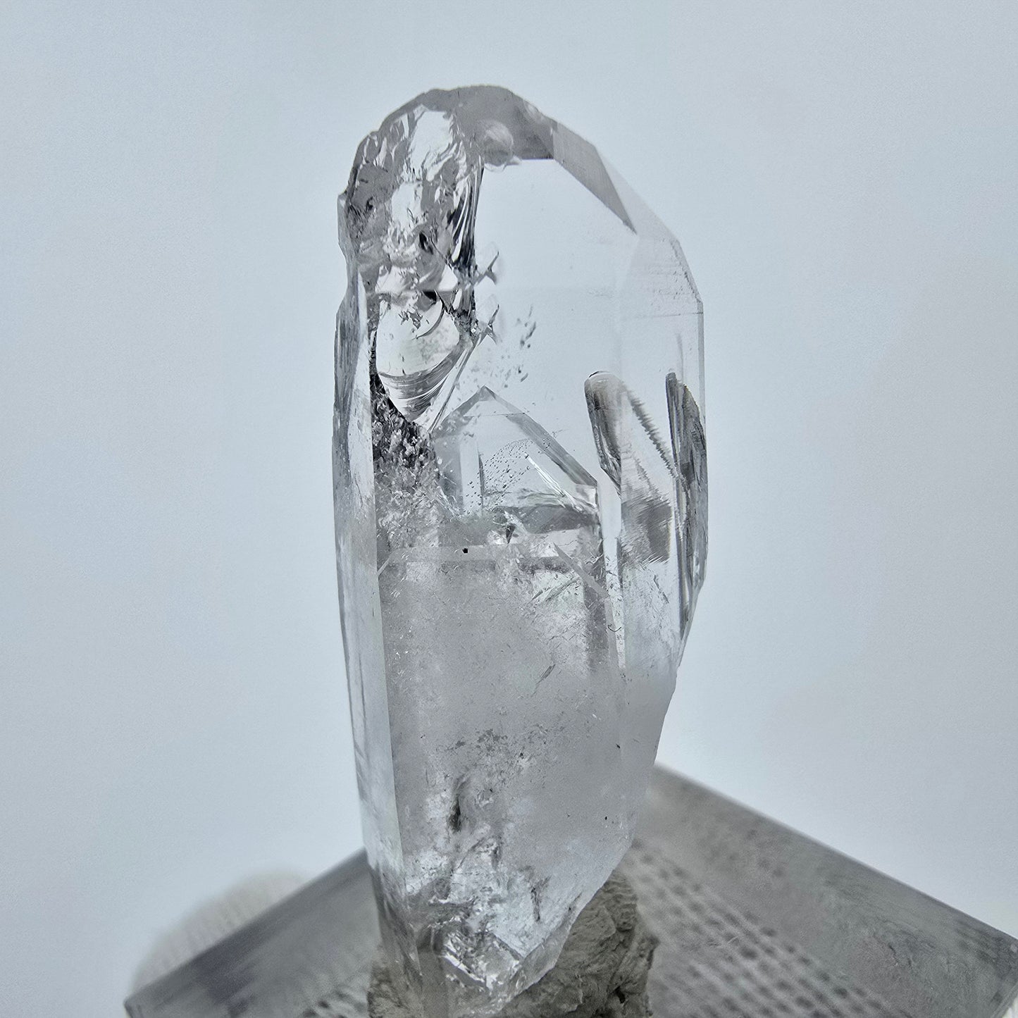 Klarer Phantom DT Quarz Kristall Valentine Pocket Goboboseb, Namibia 38*14*12mm