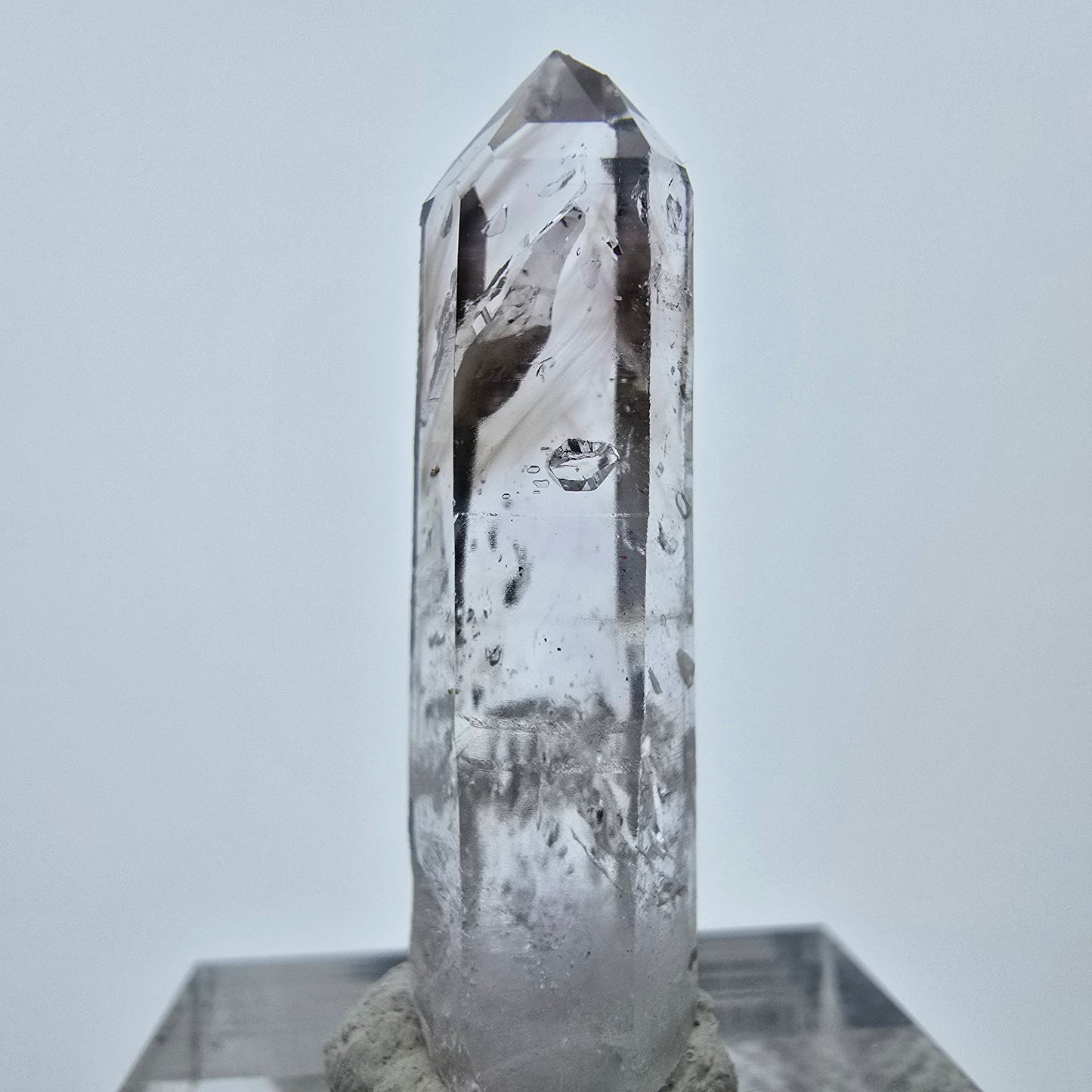Klare Lemurian Phantom Amethyst Spitze Goboboseb, Namibia 32*7*9mm