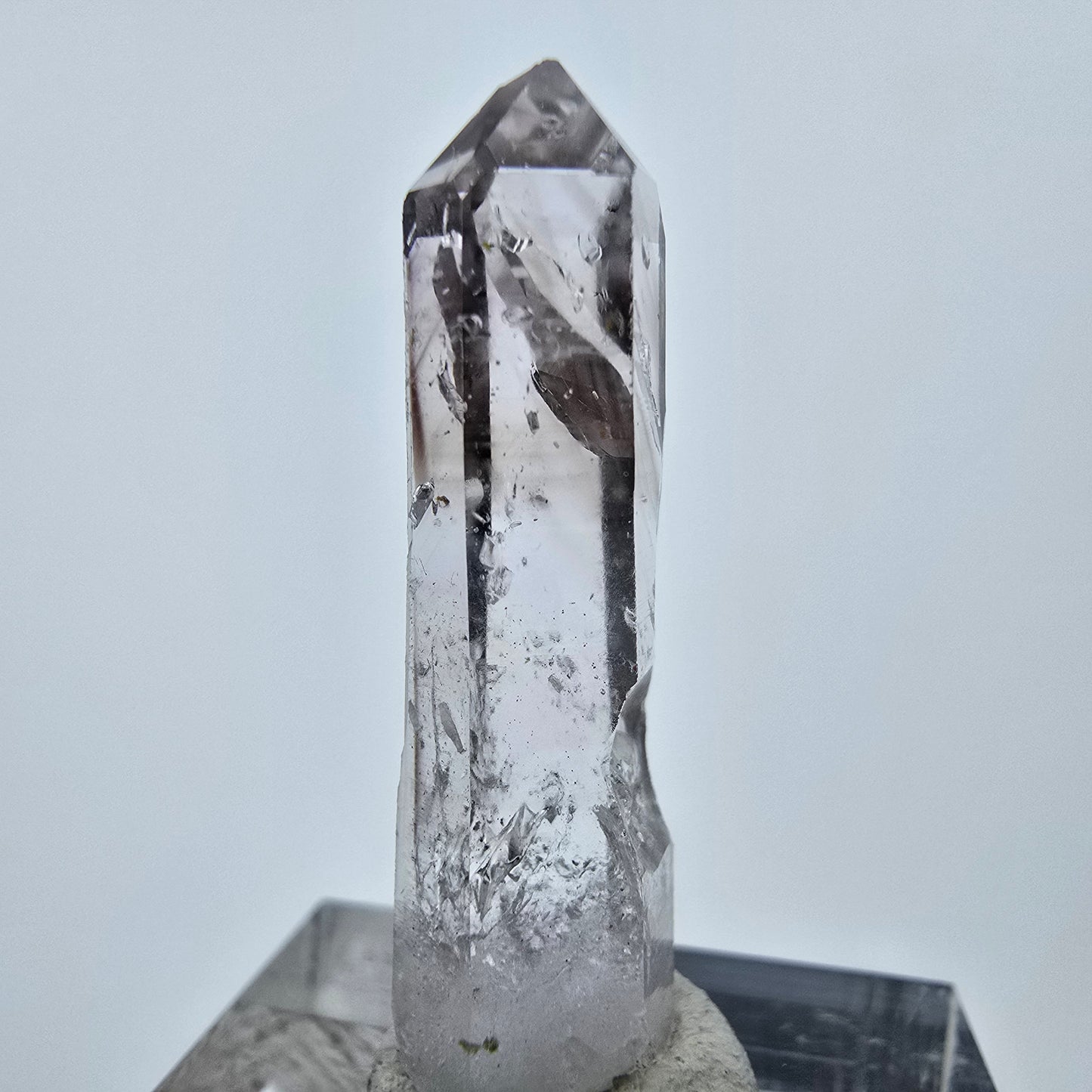 Klare Lemurian Phantom Amethyst Spitze Goboboseb, Namibia 32*7*9mm