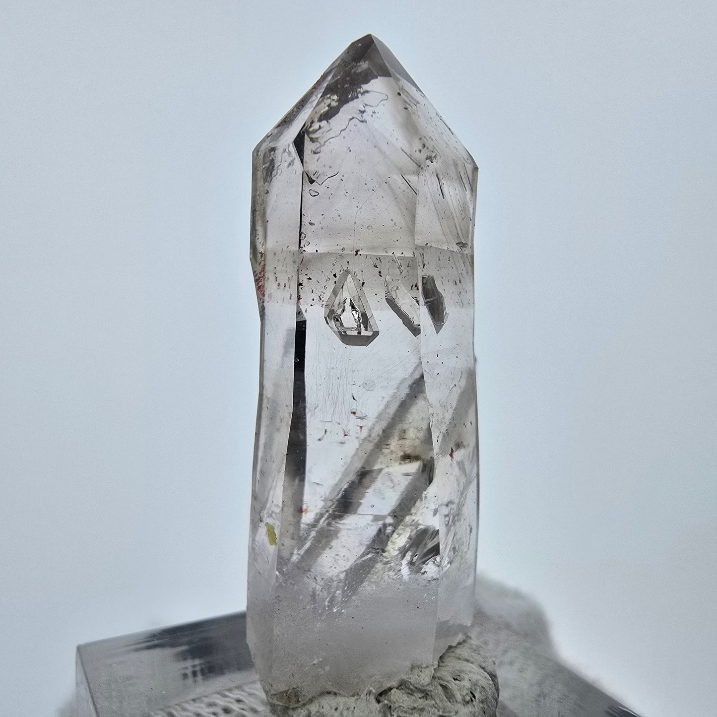 Klare Phantom Rauchquarz Zepter Spitze Goboboseb, Namibia 39*20*12mm
