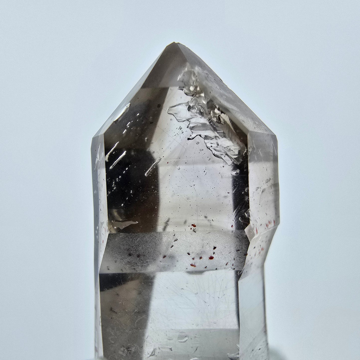 Klare Phantom Rauchquarz Zepter Spitze Goboboseb, Namibia 39*20*12mm