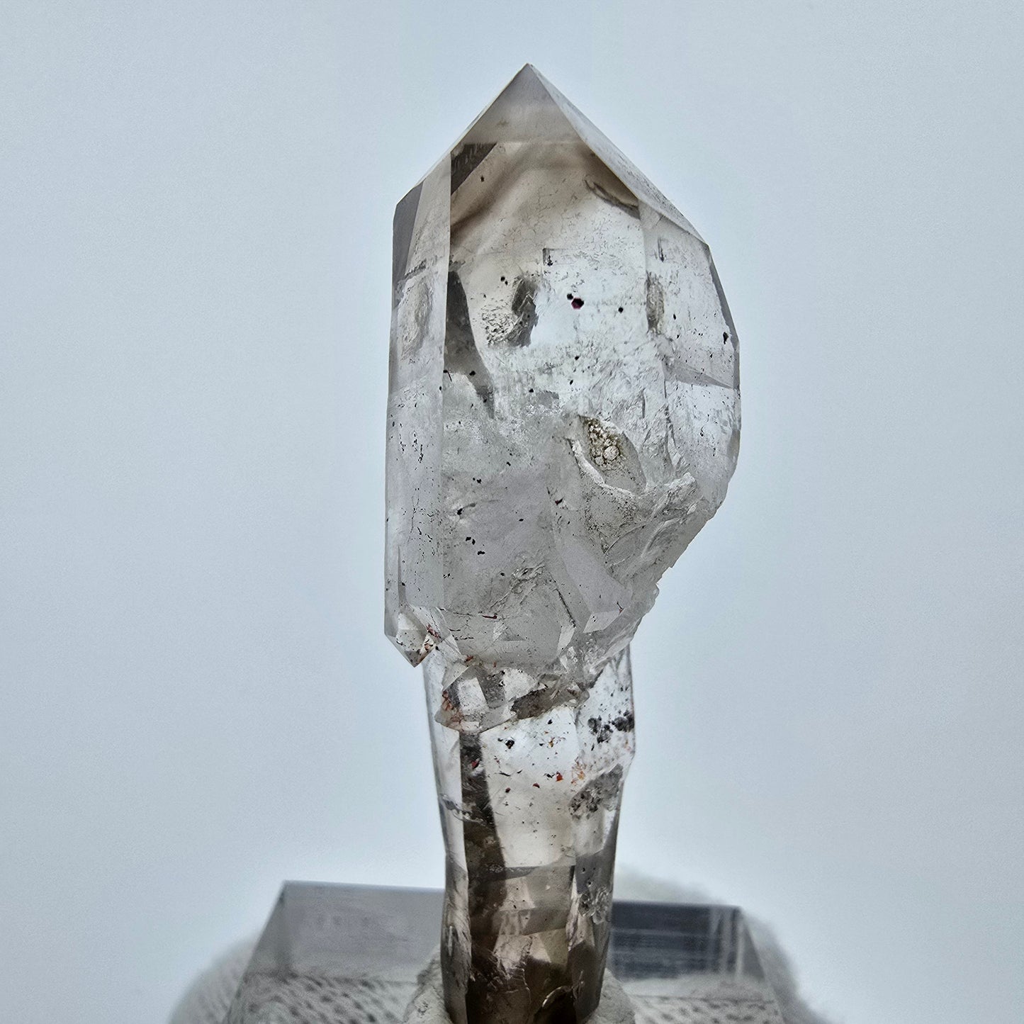 Klarer Phantom Rauchquarz DT Zepter Kristall Goboboseb, Namibia 48*16*14mm
