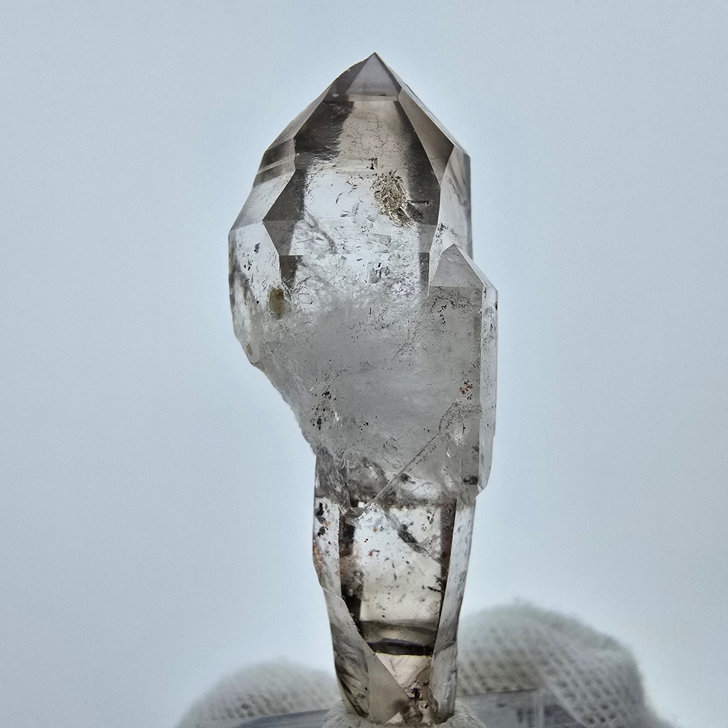 Klarer Phantom Rauchquarz DT Zepter Kristall Goboboseb, Namibia 48*16*14mm