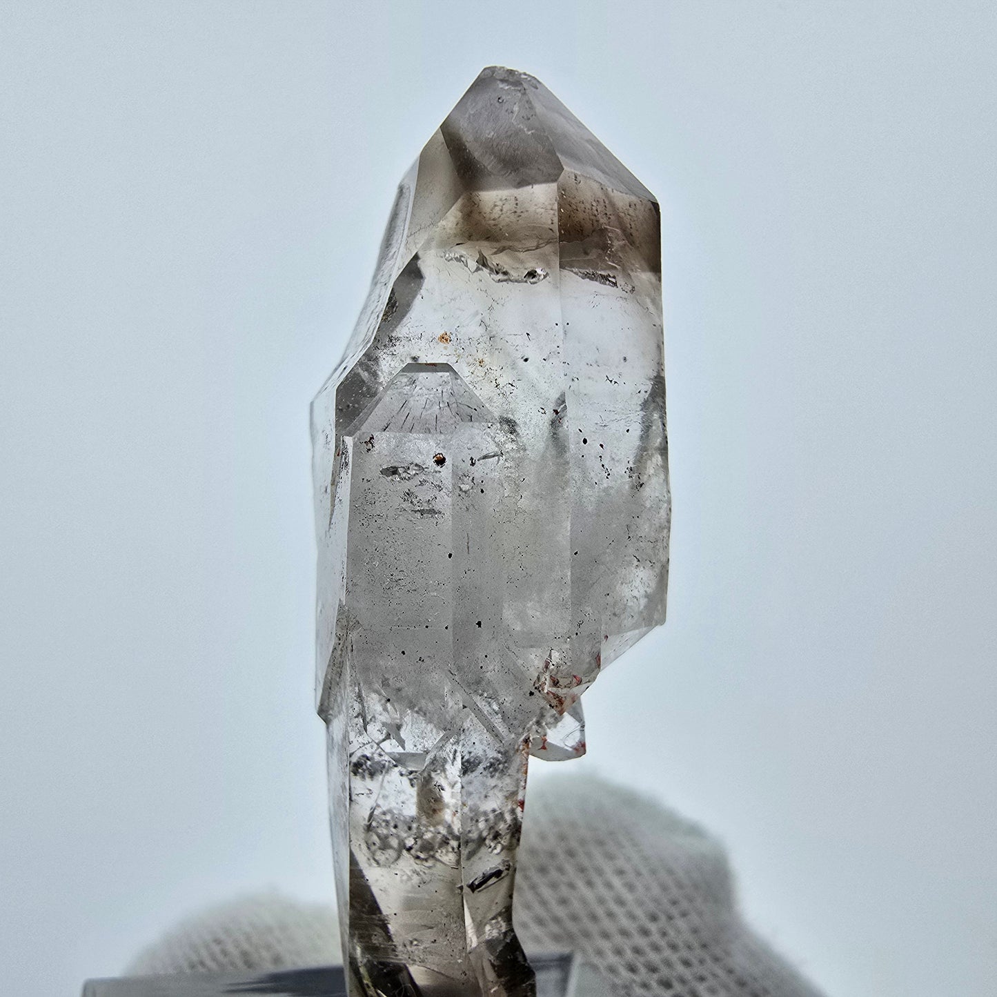 Klarer Phantom Rauchquarz DT Zepter Kristall Goboboseb, Namibia 48*16*14mm