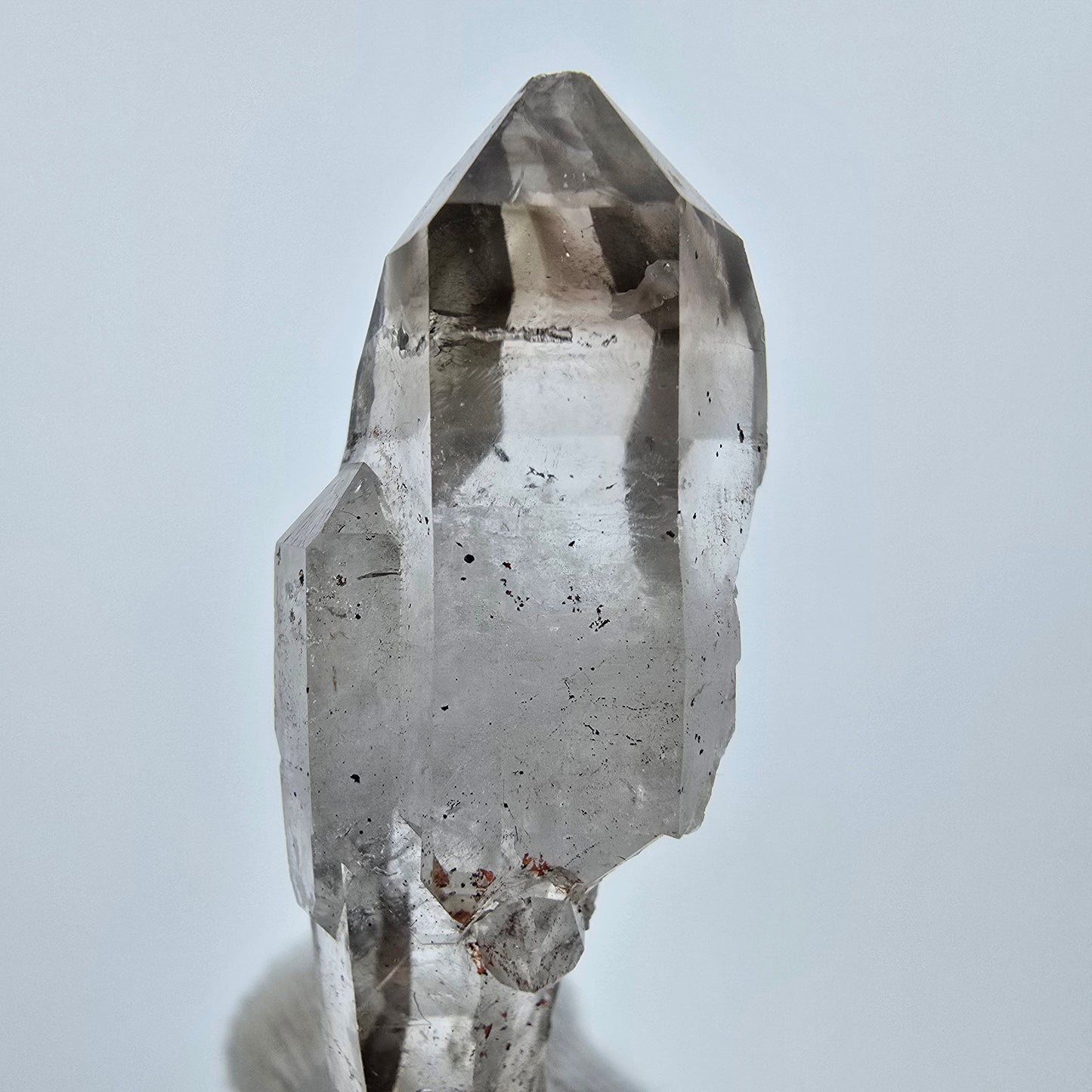 Klarer Phantom Rauchquarz DT Zepter Kristall Goboboseb, Namibia 48*16*14mm