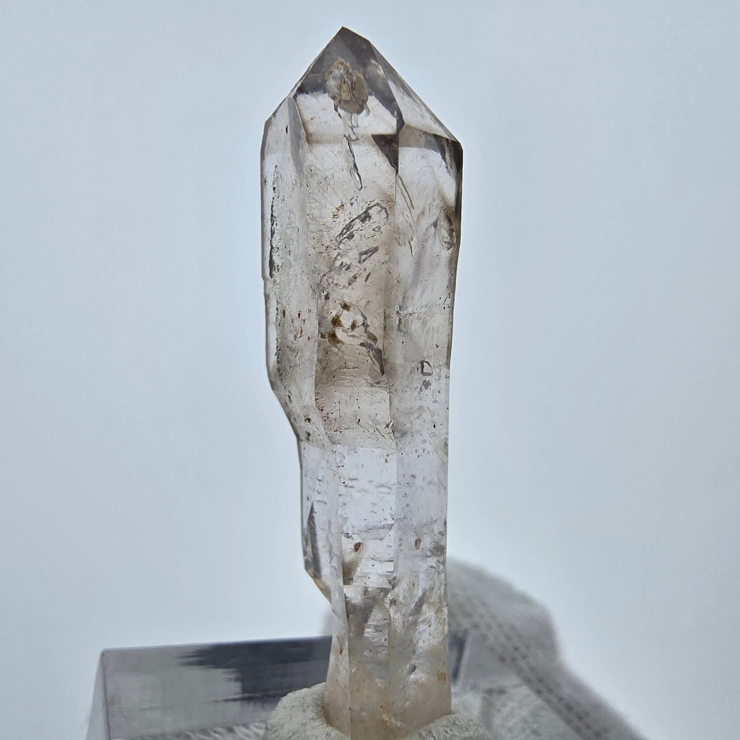 Klarer Phantom Rauchquarz Zepter Kristall Goboboseb, Namibia 41*13*8mm