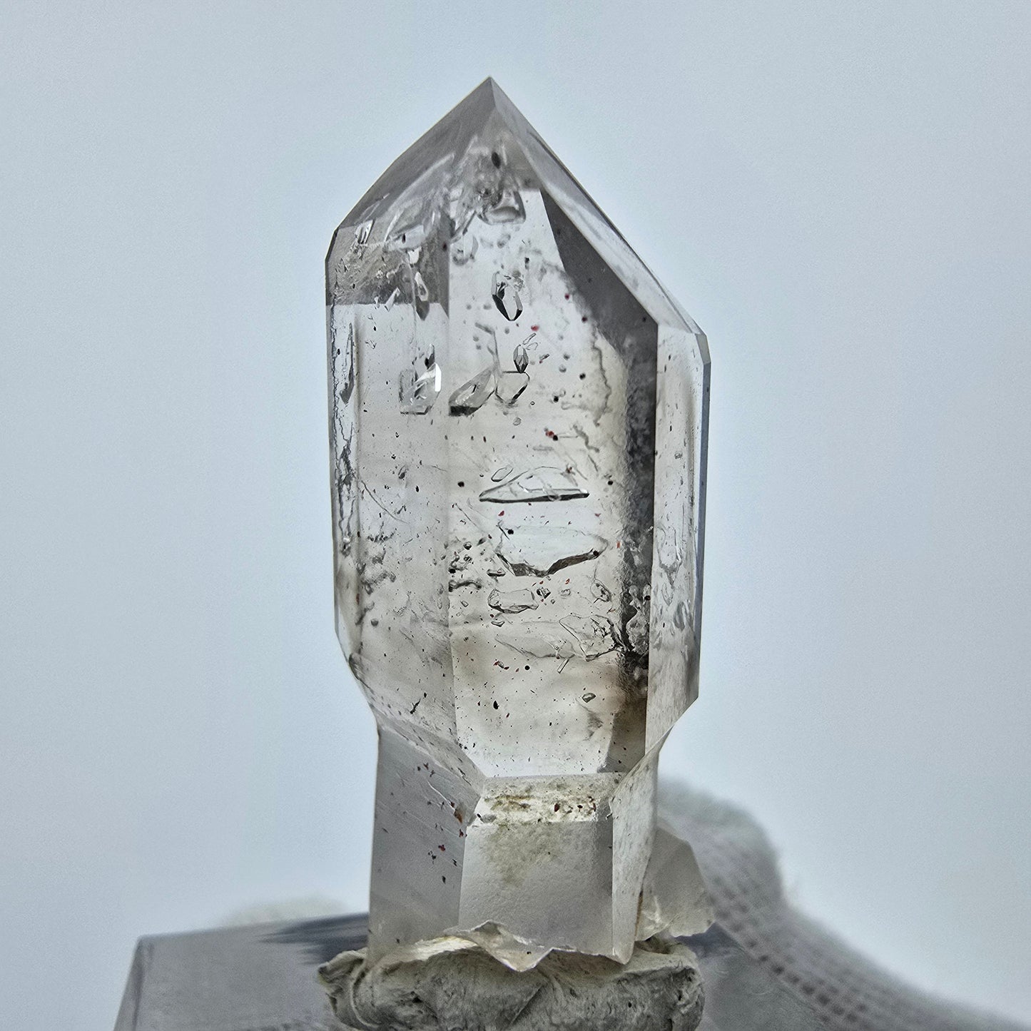 Klarer Phantom Rauchquarz Zepter Kristall Goboboseb, Namibia 39*15*11mm
