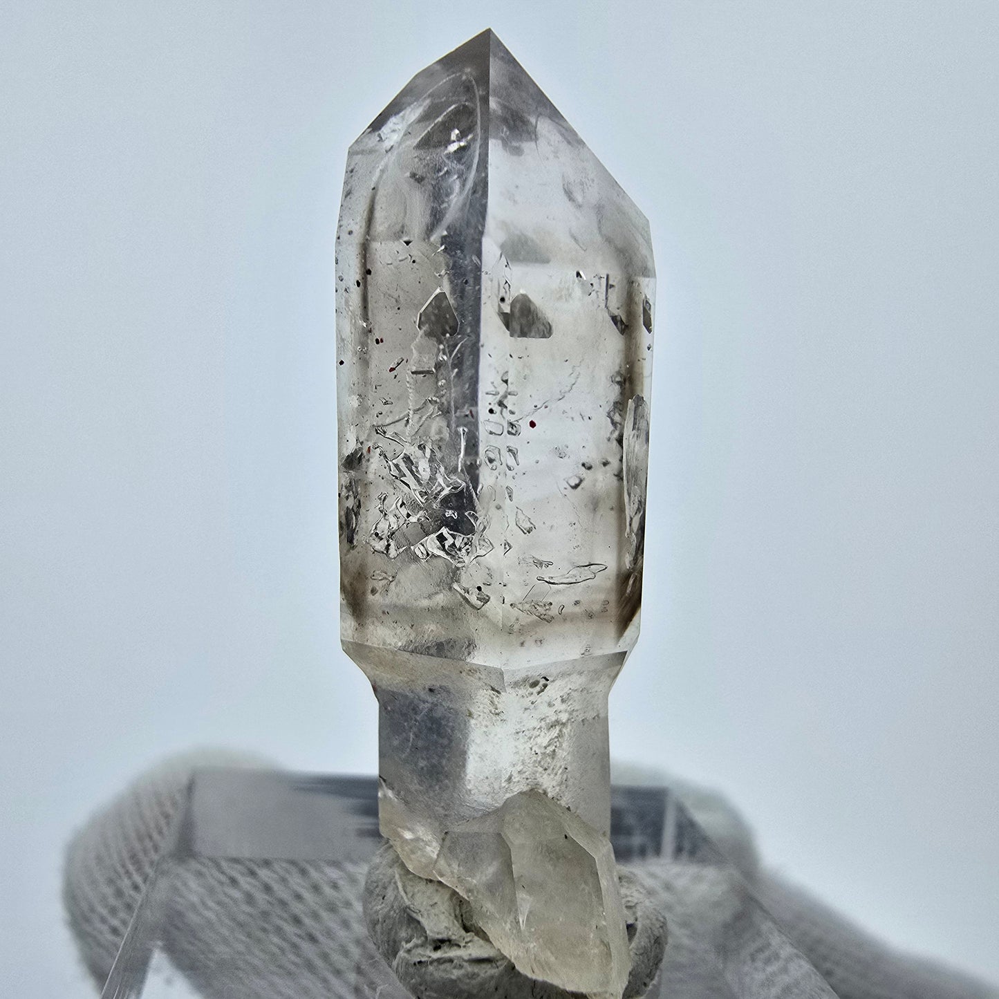 Klarer Phantom Rauchquarz Zepter Kristall Goboboseb, Namibia 39*15*11mm
