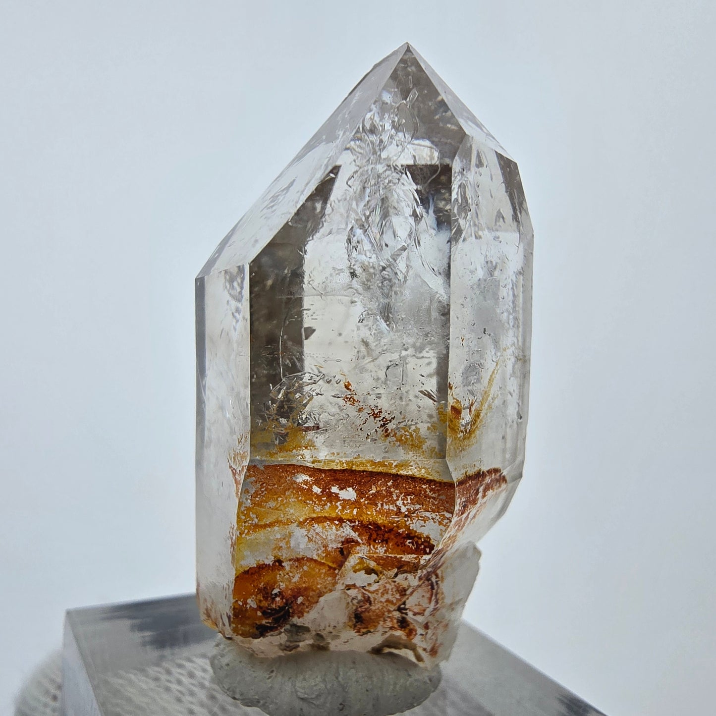 Klarer Phantom Rauchquarz Zepter Kristall Goboboseb, Namibia 41*23*21mm