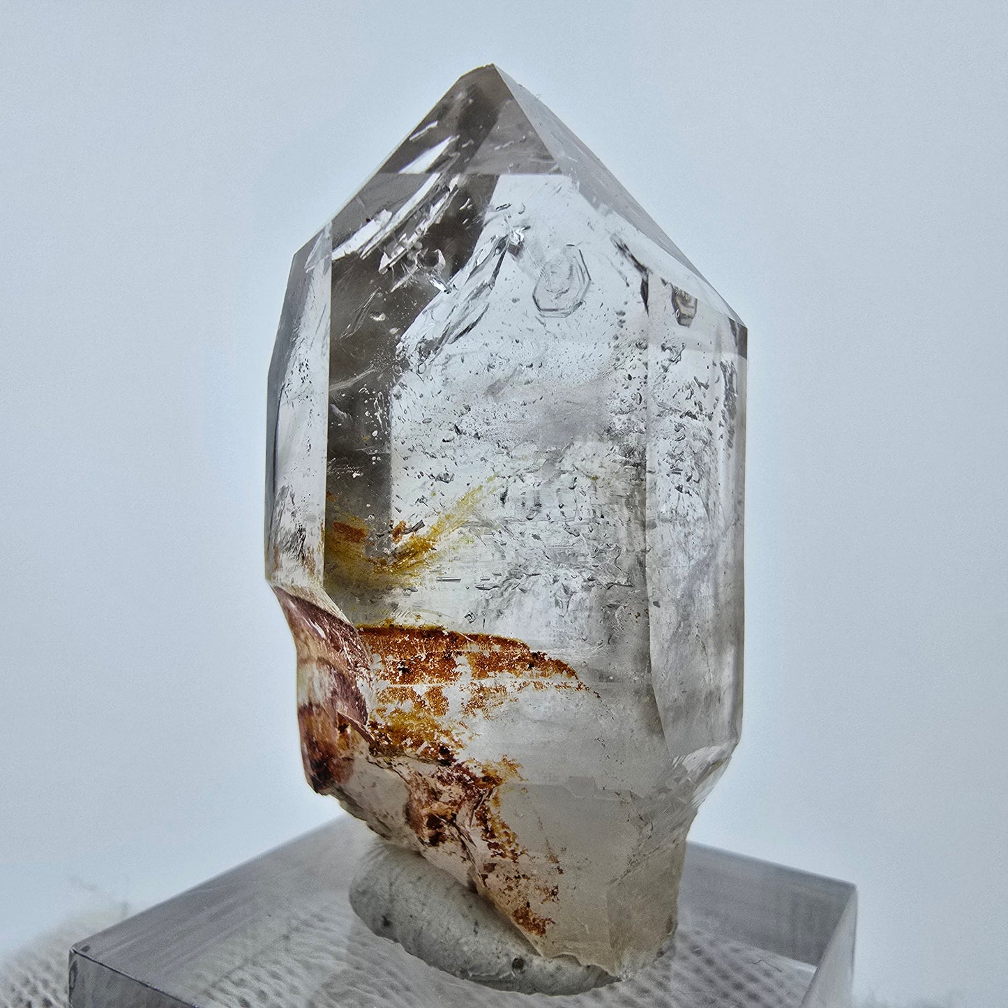 Klarer Phantom Rauchquarz Zepter Kristall Goboboseb, Namibia 41*23*21mm