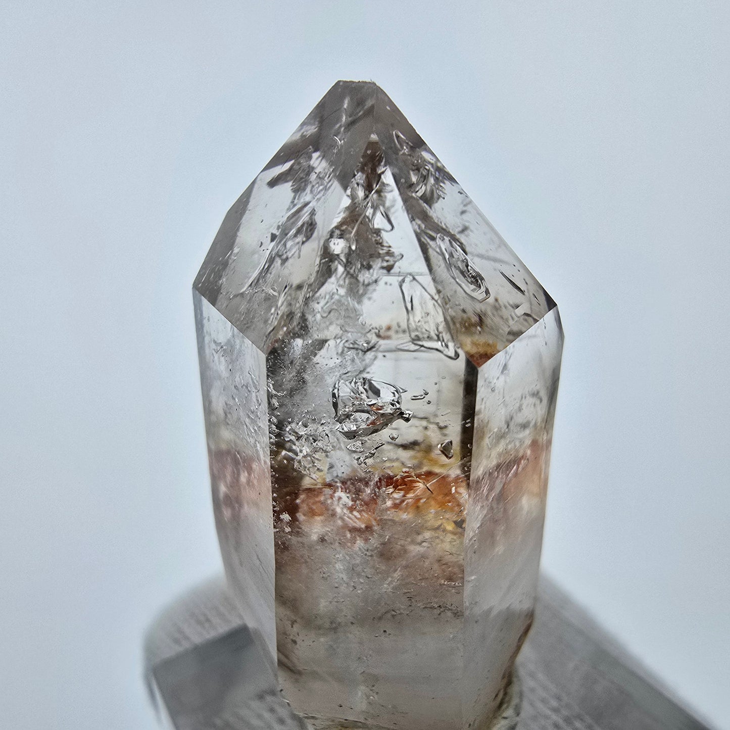 Klarer Phantom Rauchquarz Zepter Kristall Goboboseb, Namibia 41*23*21mm