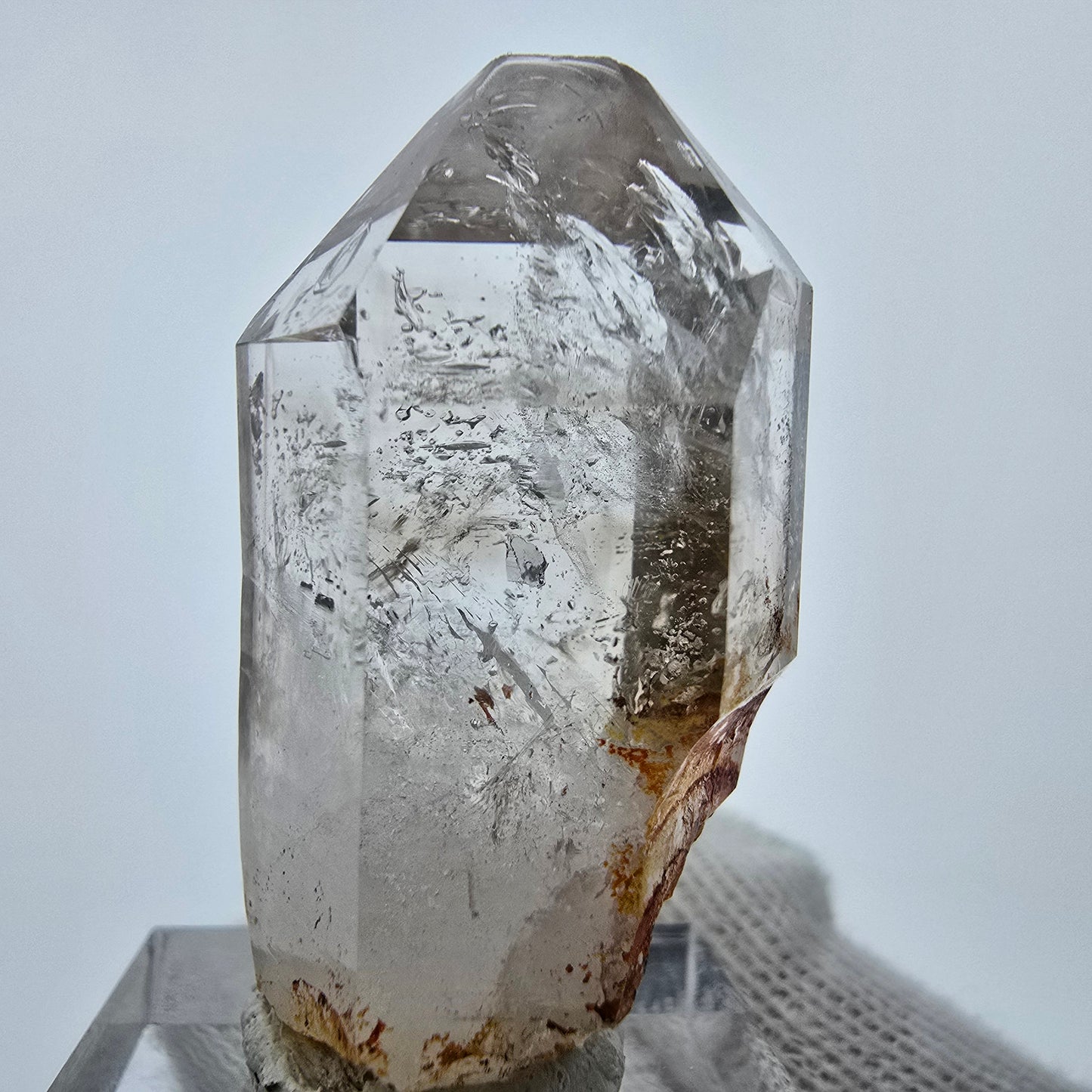 Klarer Phantom Rauchquarz Zepter Kristall Goboboseb, Namibia 41*23*21mm