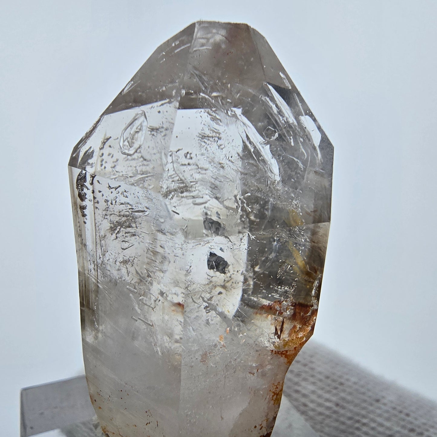Klarer Phantom Rauchquarz Zepter Kristall Goboboseb, Namibia 41*23*21mm