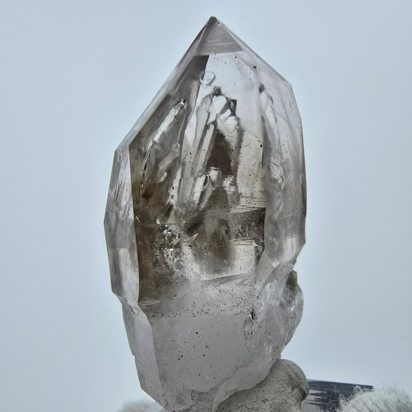 Klarer Phantom Rauchquarz Zepter Kristall Goboboseb, Namibia 50*24*24mm