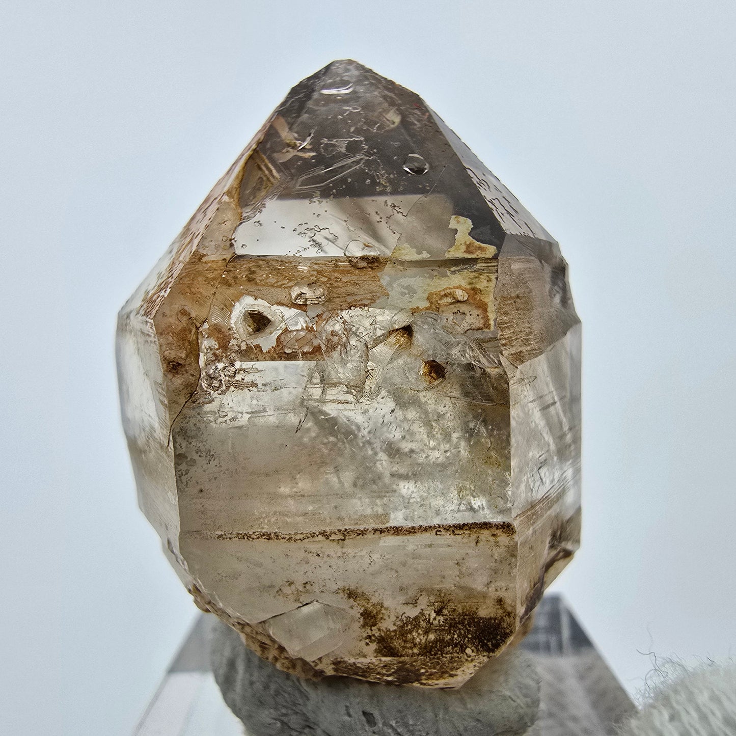 Klarer Phantom Rauchquarz Zepter Kristall Goboboseb, Namibia 37*25*21mm
