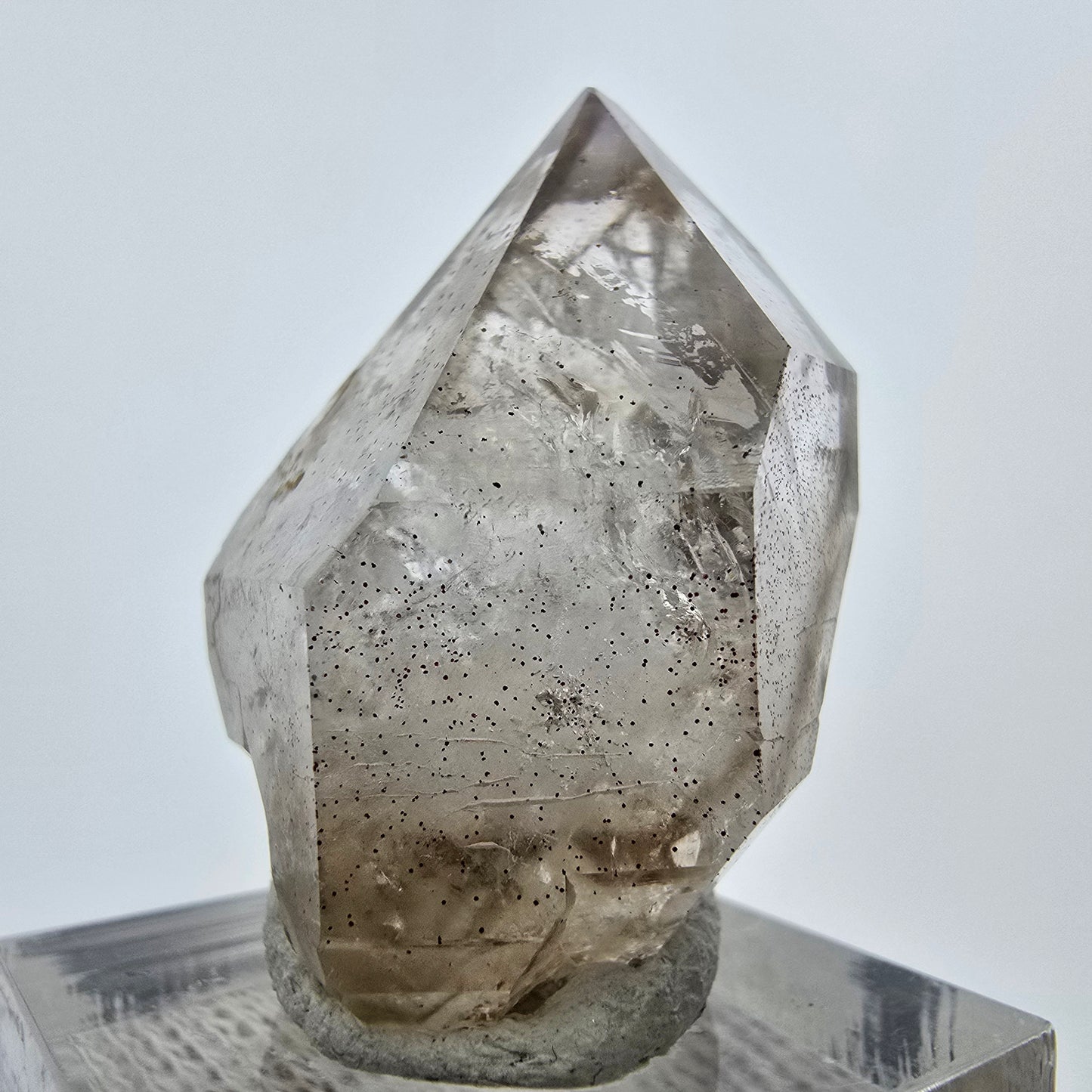 Klarer Phantom Rauchquarz DT Zepter Kristall Goboboseb, Namibia 38*25*18mm