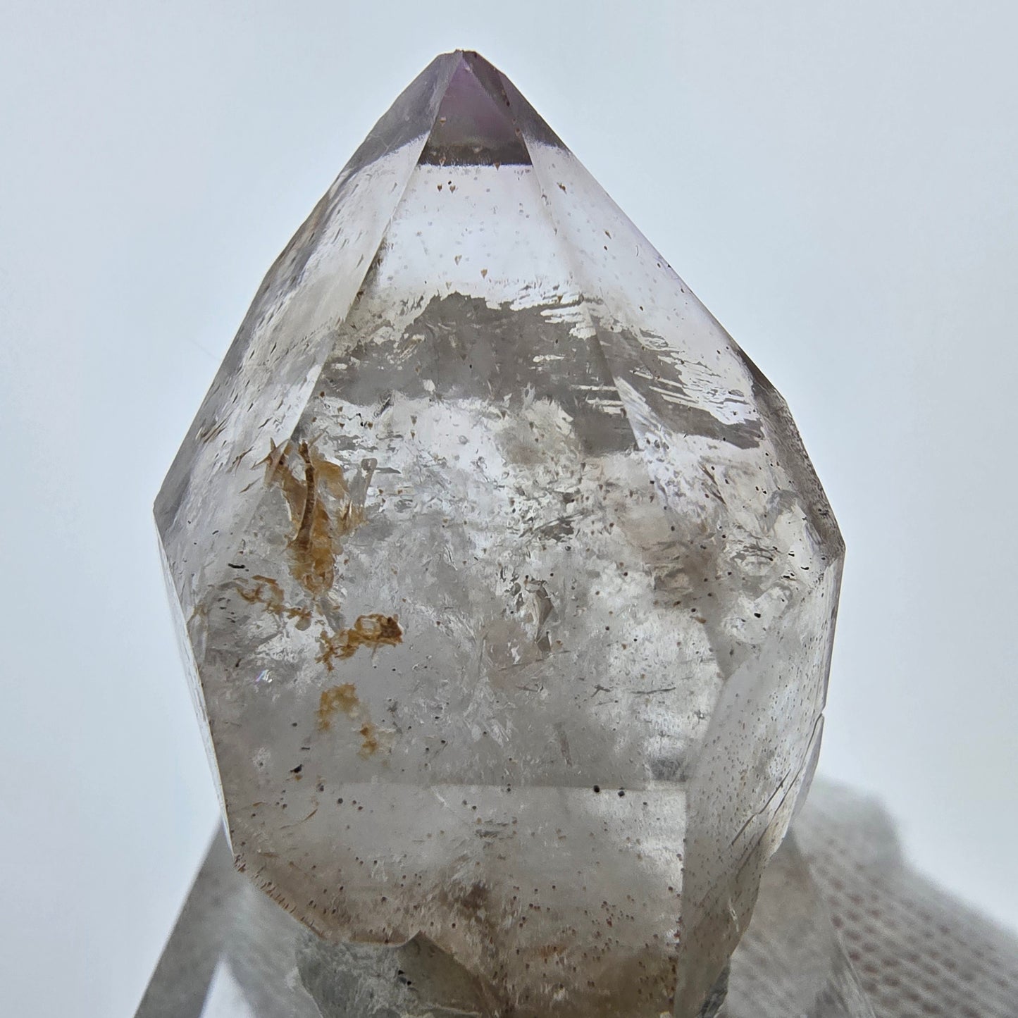Klarer Phantom Rauchquarz DT Zepter Kristall Goboboseb, Namibia 38*25*18mm