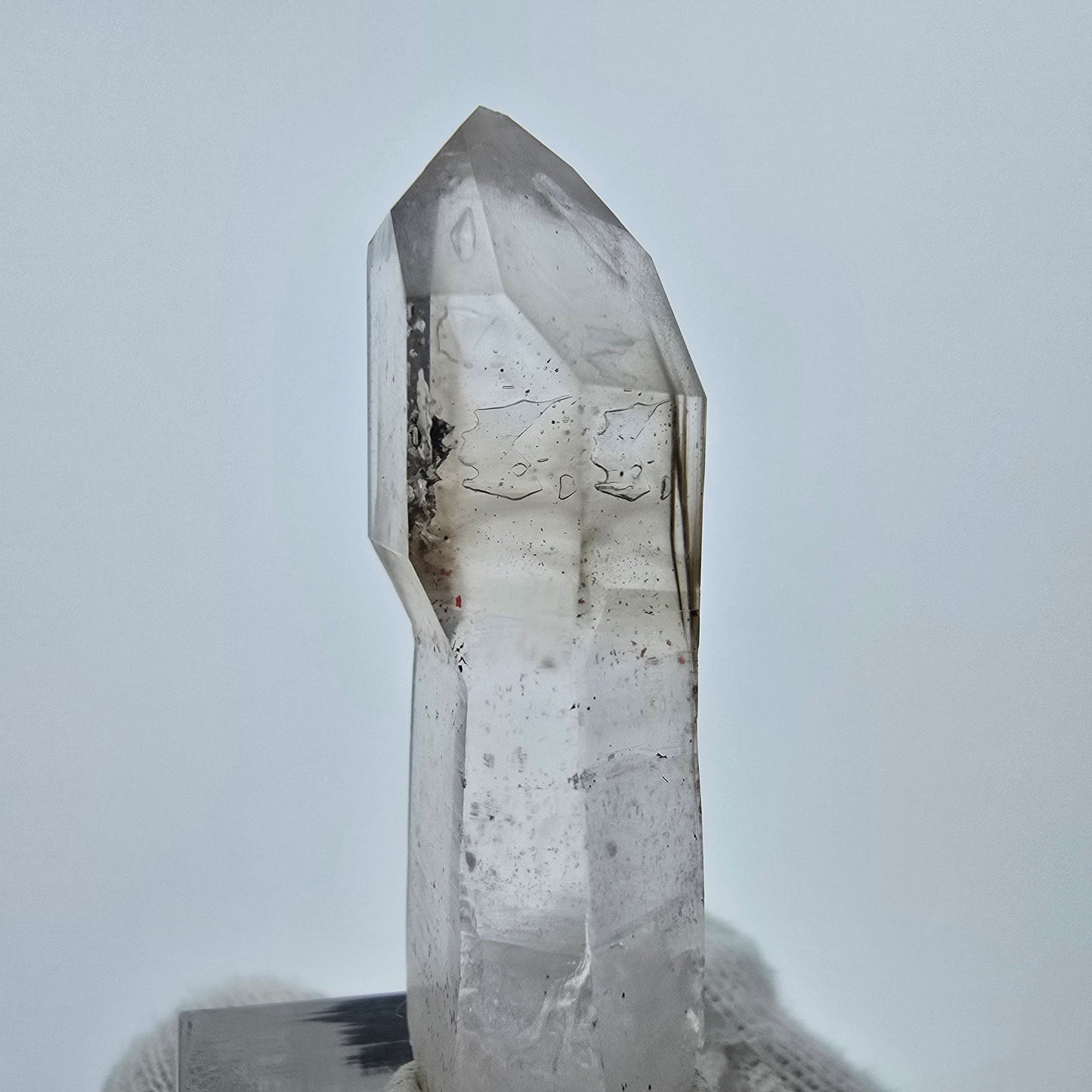 Klarer Phantom Rauchquarz Zepter Kristall Goboboseb, Namibia 46*17*12mm