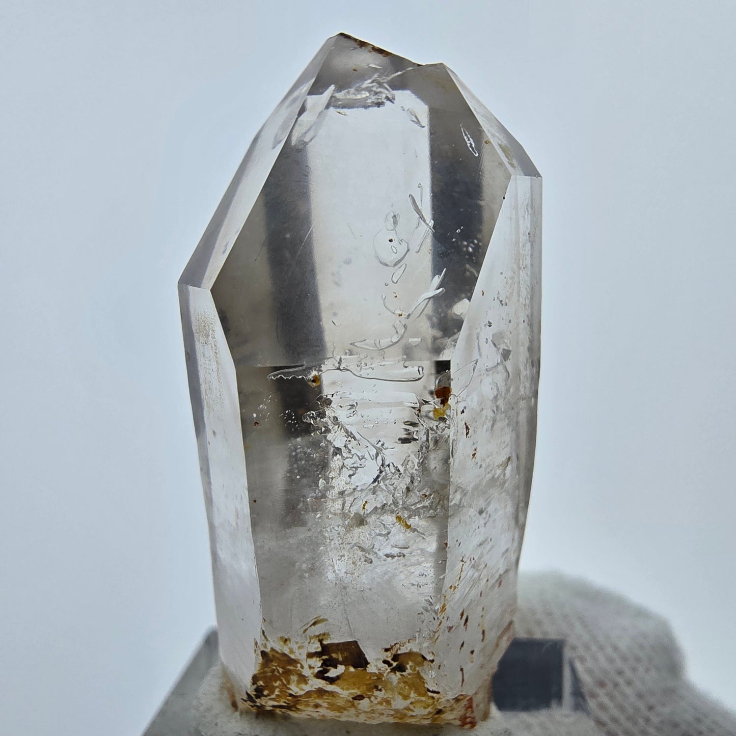 Klarer Phantom Rauchquarz Zepter Kristall Goboboseb, Namibia 43*19*16mm