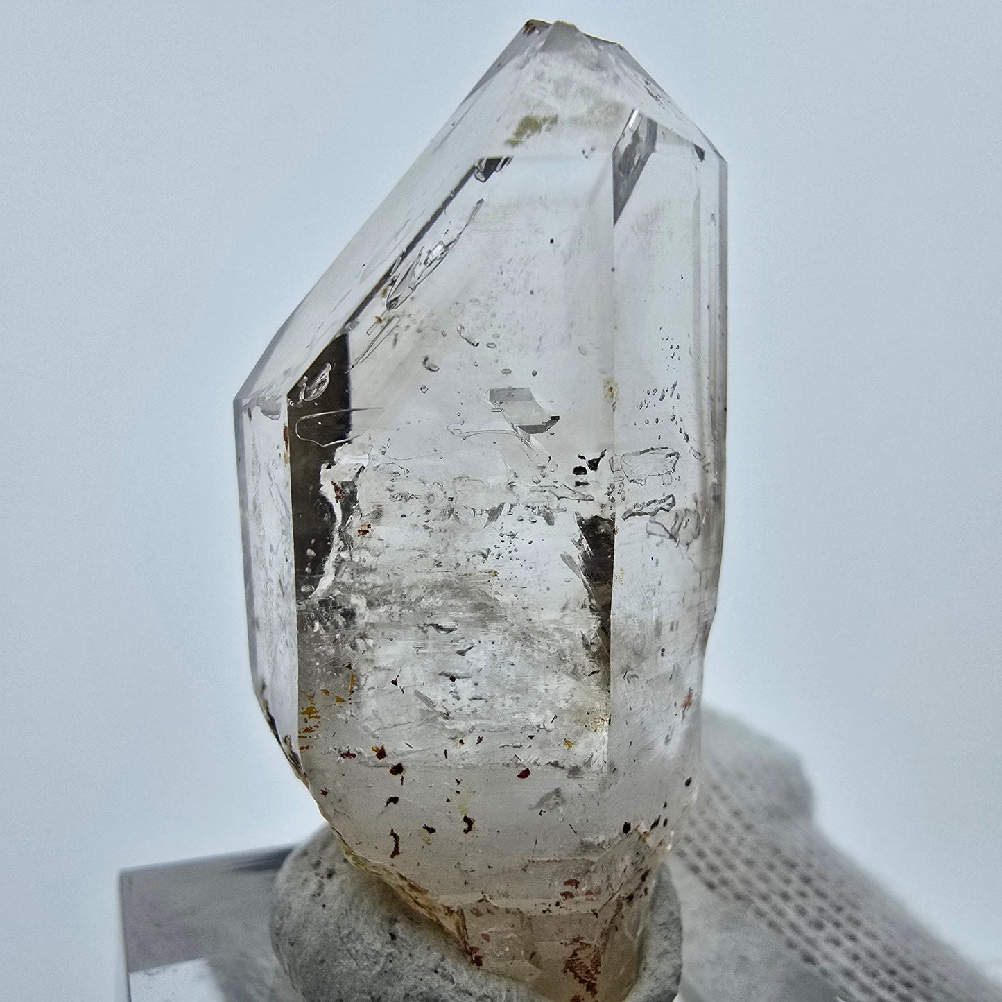 Klarer Phantom Rauchquarz Zepter Kristall Goboboseb, Namibia 43*19*16mm