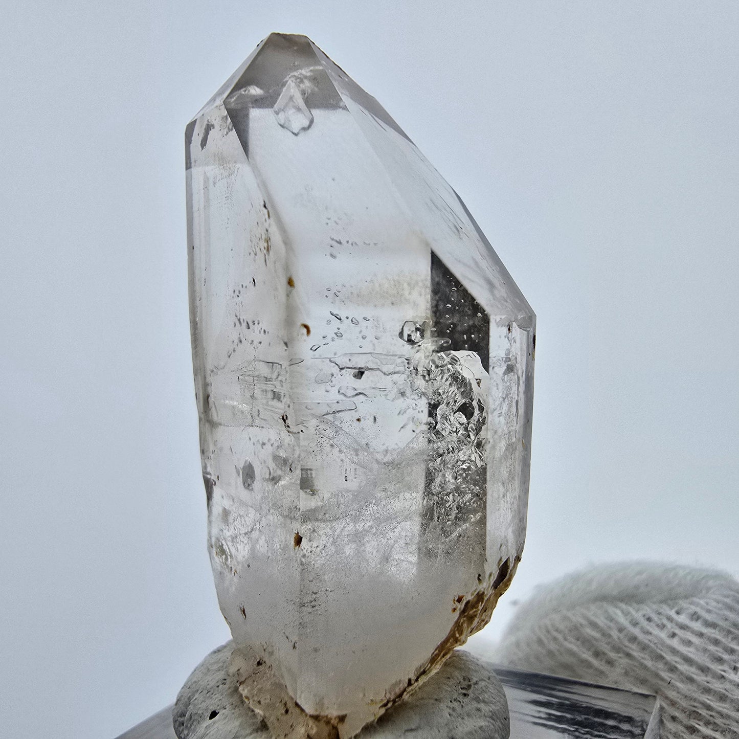 Klarer Phantom Rauchquarz Zepter Kristall Goboboseb, Namibia 43*19*16mm