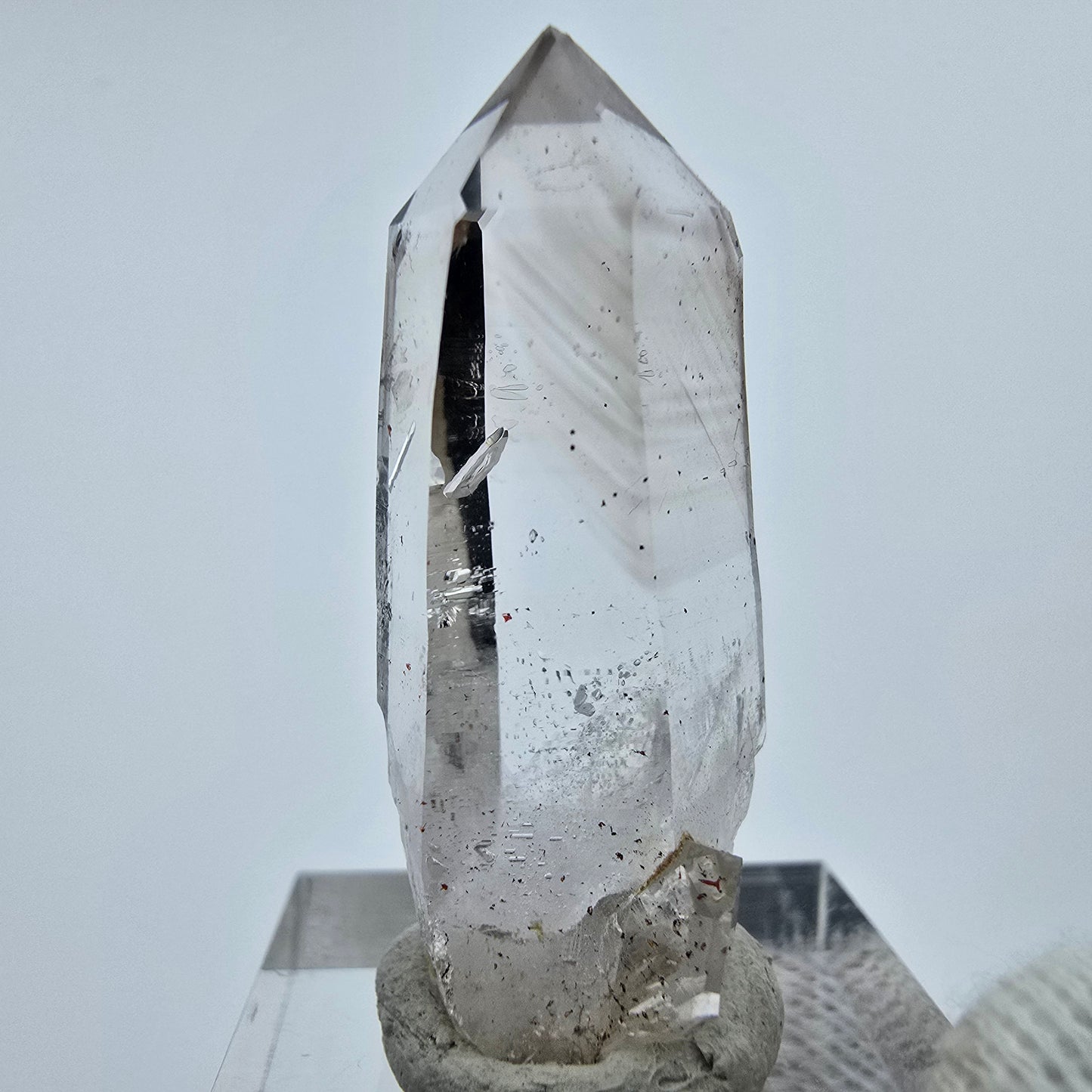 Klarer Phantom Rauchquarz Zepter Kristall Goboboseb, Namibia 38*15*15mm
