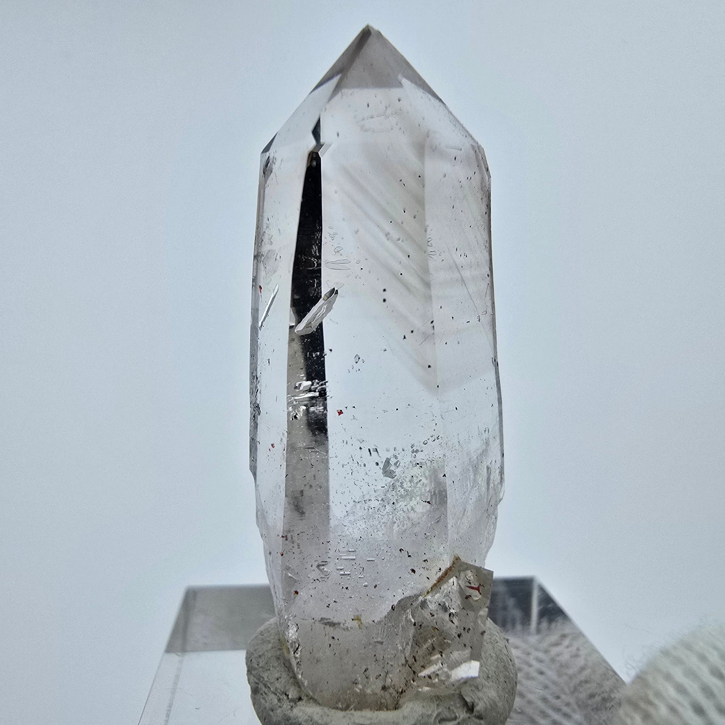 Klarer Phantom Rauchquarz Zepter Kristall Goboboseb, Namibia 38*15*15mm