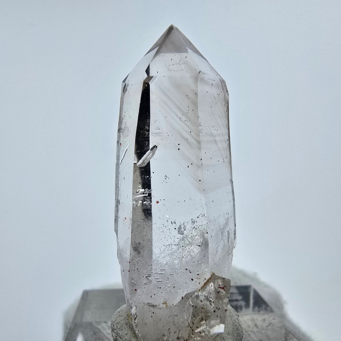Klarer Phantom Rauchquarz Zepter Kristall Goboboseb, Namibia 38*15*15mm
