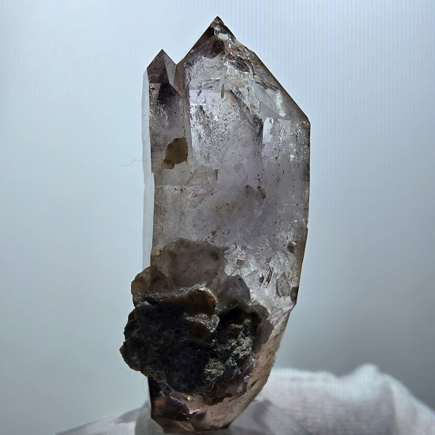 Phantom Rauchquarz Fenster DT Zepter Kristall Goboboseb, Namibia 49*20*15mm