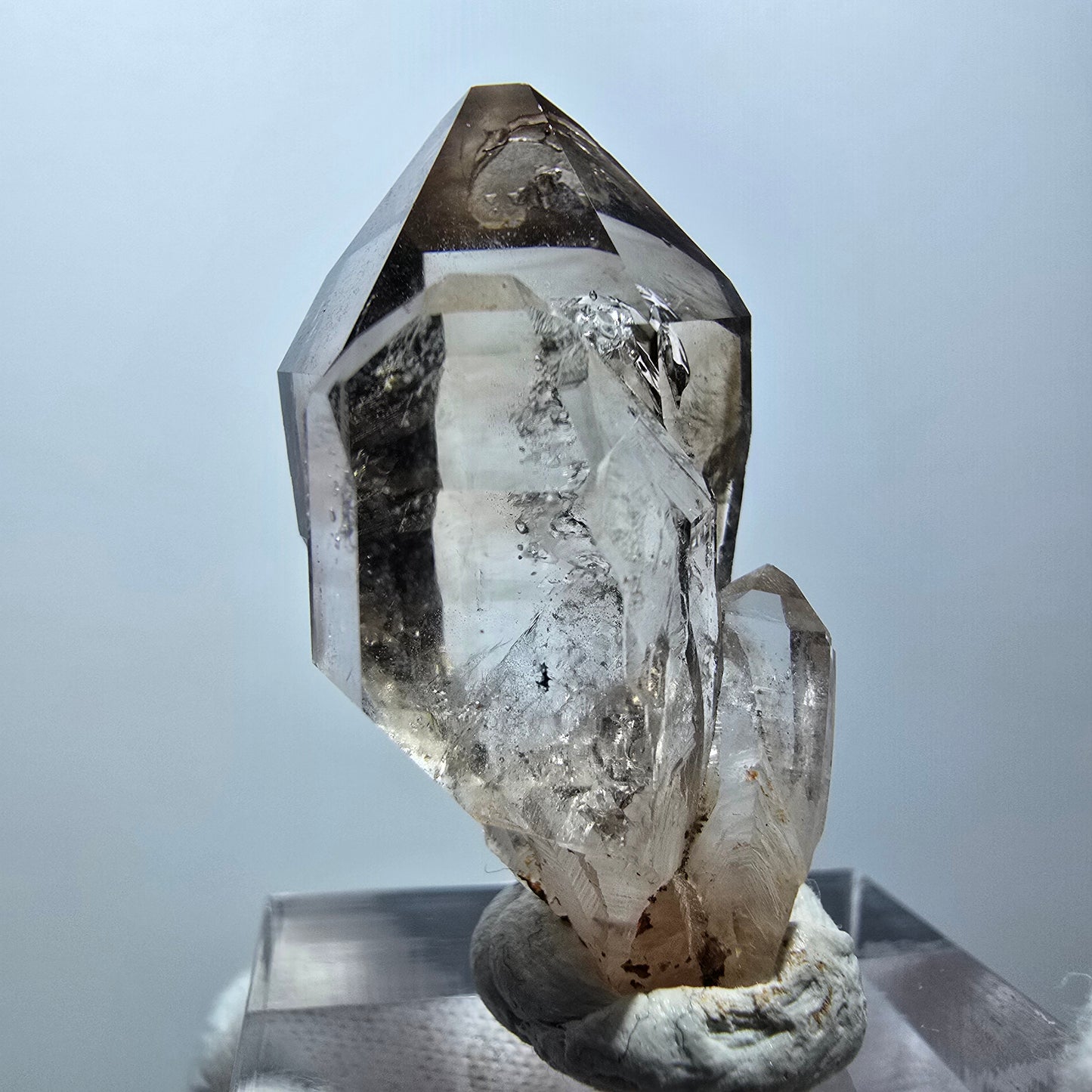 Klare Phantom Rauchquarz Zepter Stufe Goboboseb, Namibia 34*19*14mm