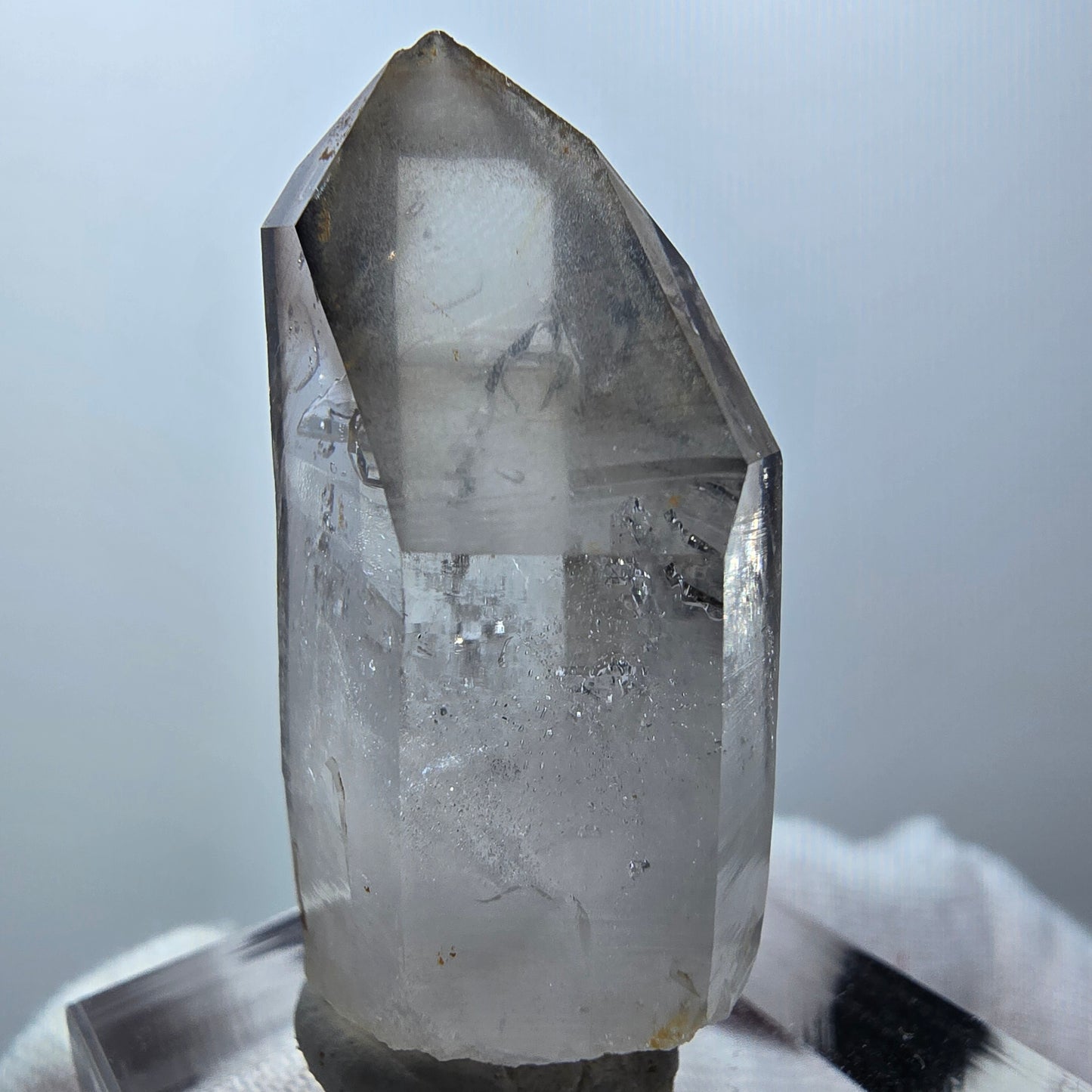 Klarer Phantom Rauchquarz Zepter Kristall Goboboseb, Namibia 37*19*13mm