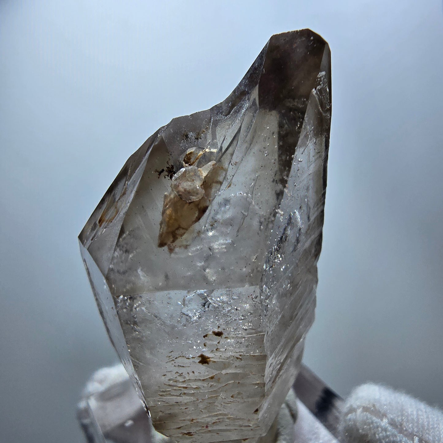 Klarer Phantom Rauchquarz Zepter Kristall Goboboseb, Namibia 47*24*21mm