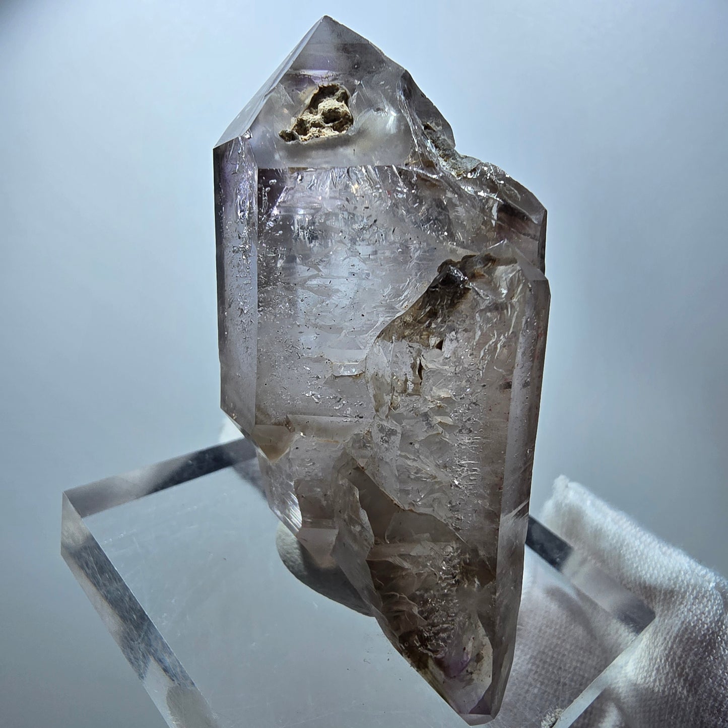 Klarer Phantom Amethyst DT Fenster Zepter Kristall Goboboseb, Namibia 65*32*24mm