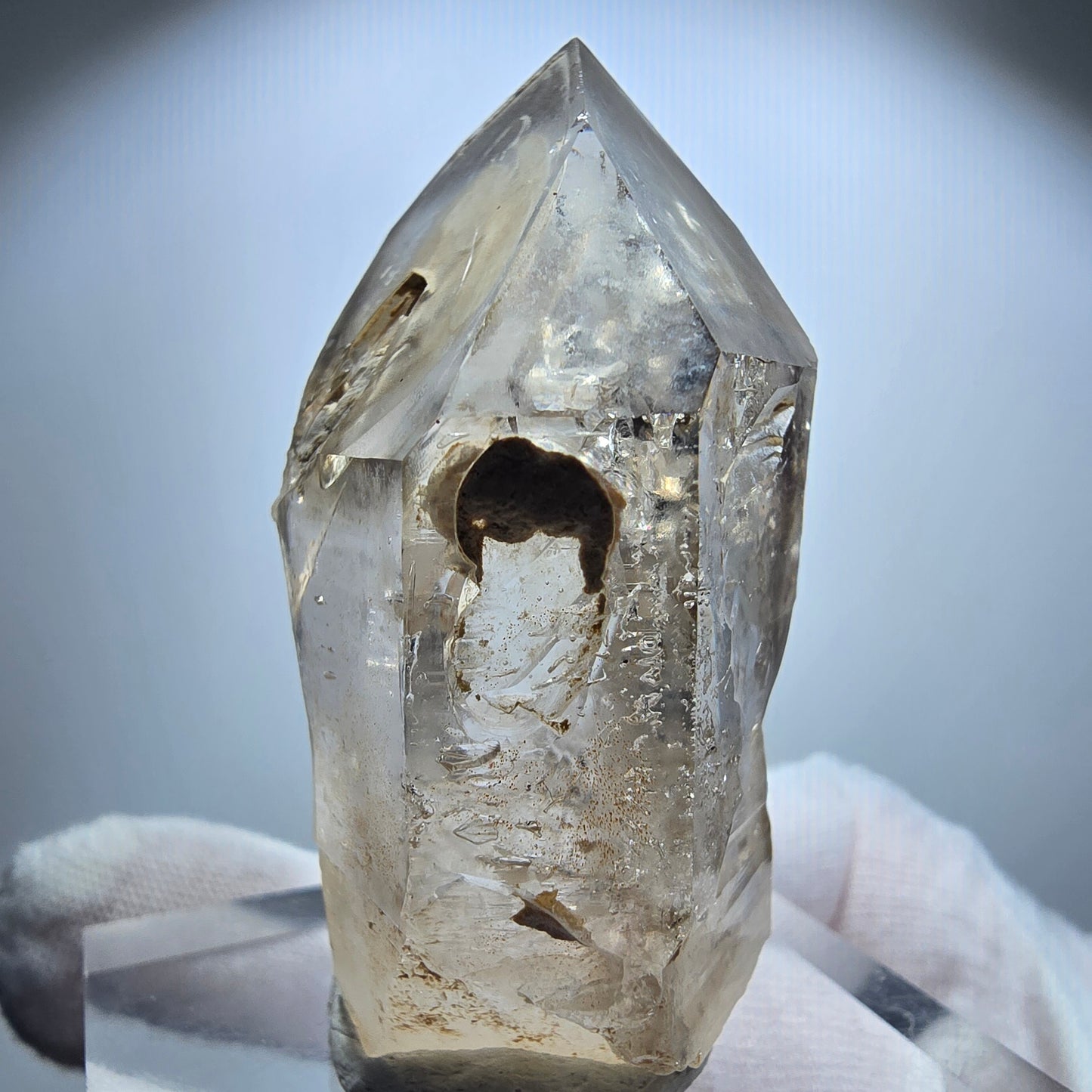 Large Phantom Smoky Quartz Window Scepter Point Goboboseb, Namibia 59*33*29mm