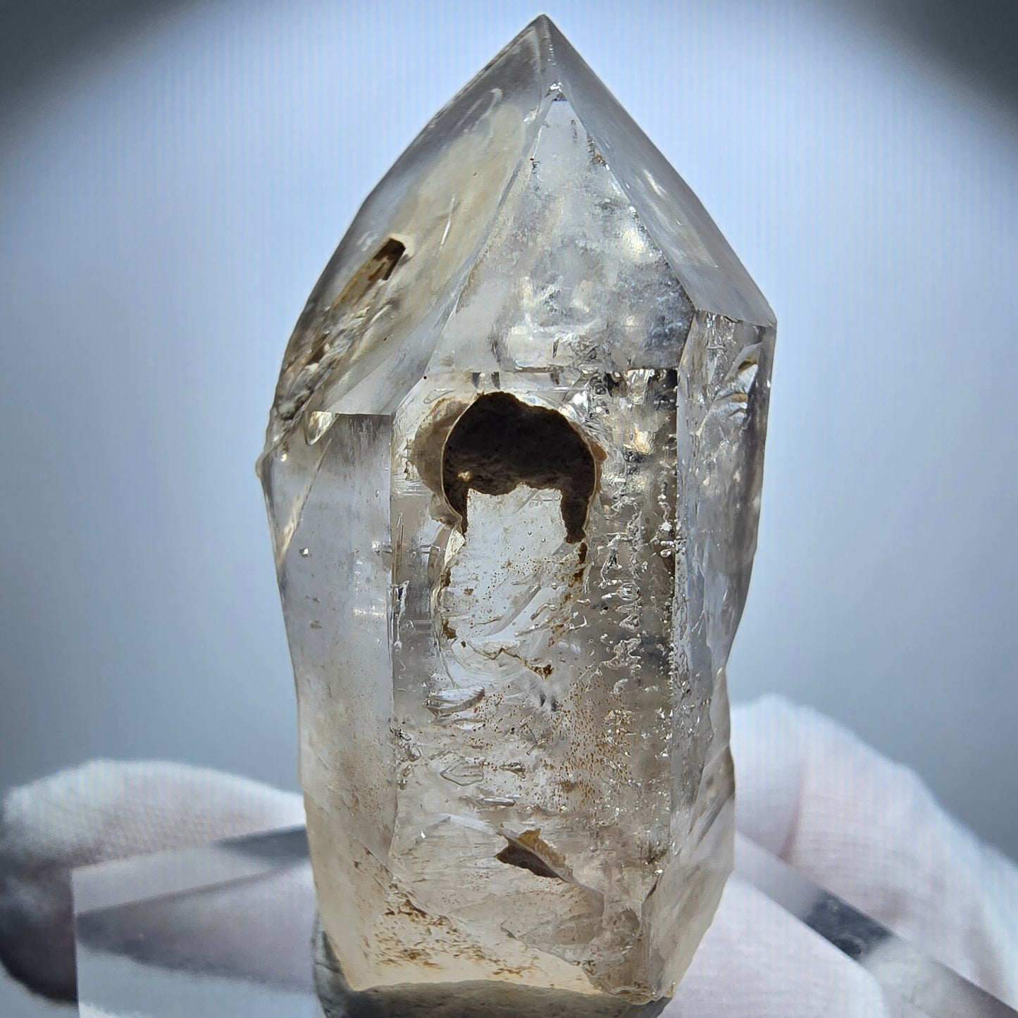 Large Phantom Smoky Quartz Window Scepter Point Goboboseb, Namibia 59*33*29mm