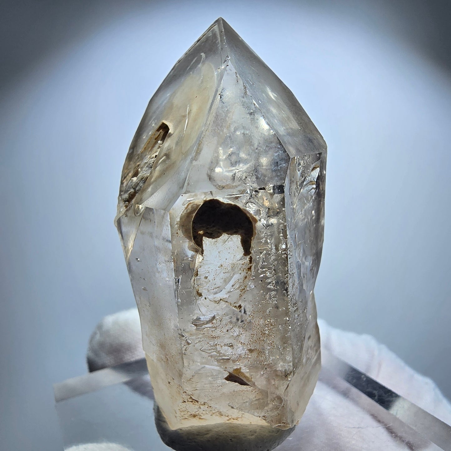 Large Phantom Smoky Quartz Window Scepter Point Goboboseb, Namibia 59*33*29mm