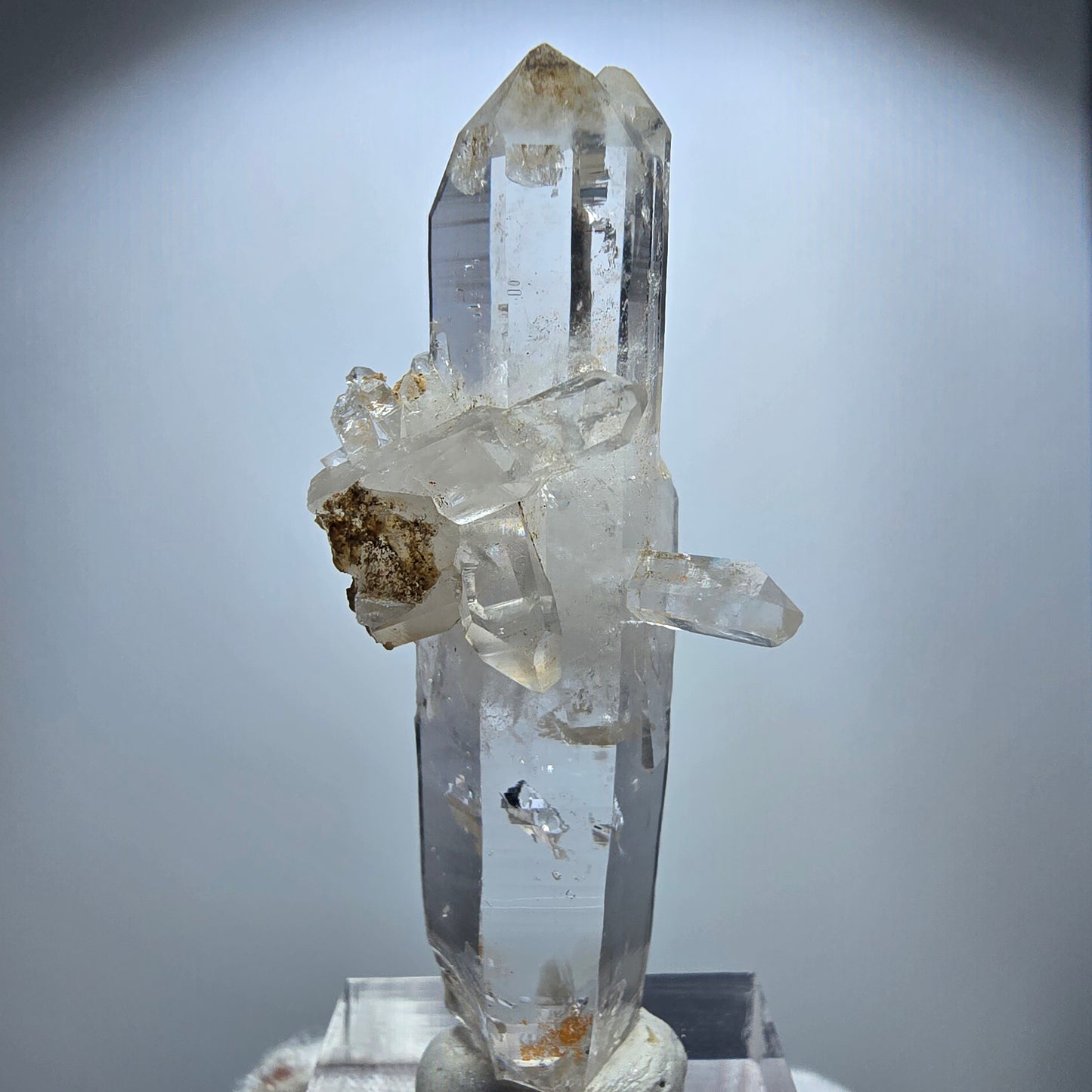Enhydro Smoky Quartz Lemurian Scepter Valentine Pocket Goboboseb Namibia 58*26*16mm