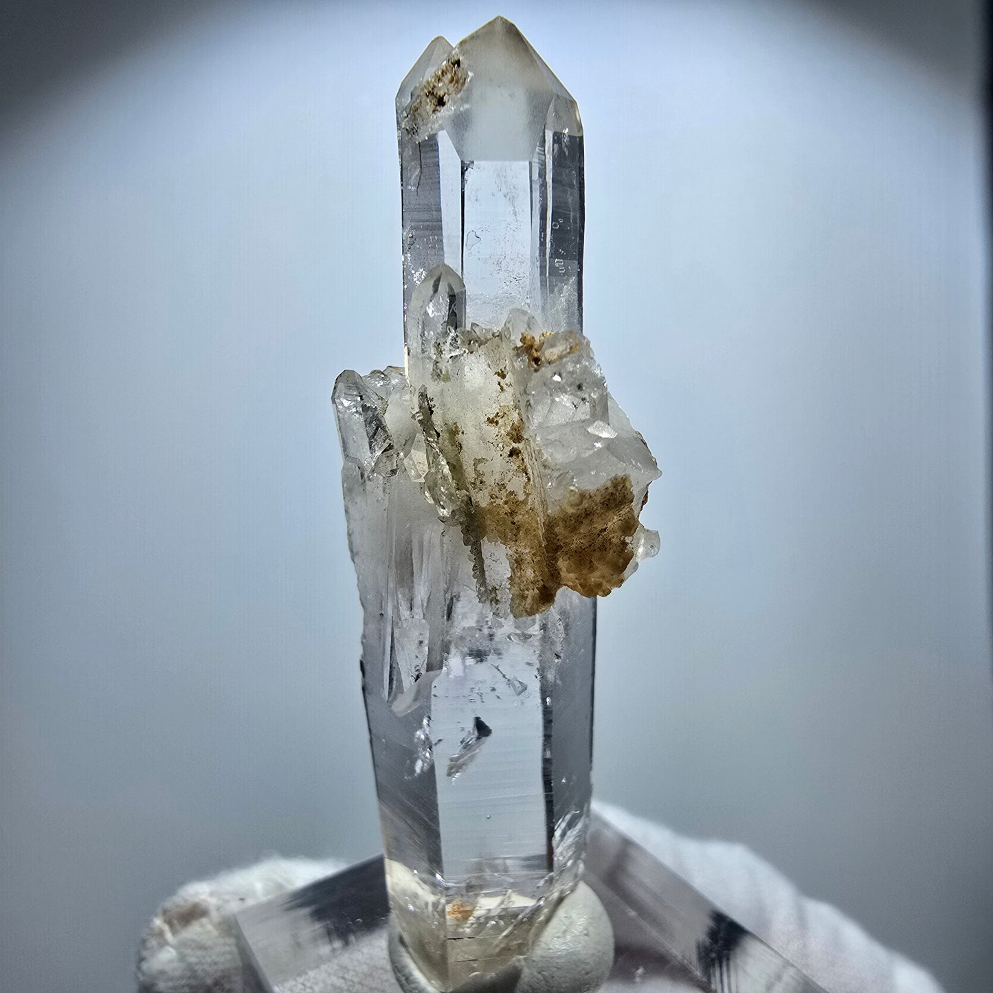 Enhydro Smoky Quartz Lemurian Scepter Valentine Pocket Goboboseb Namibia 58*26*16mm
