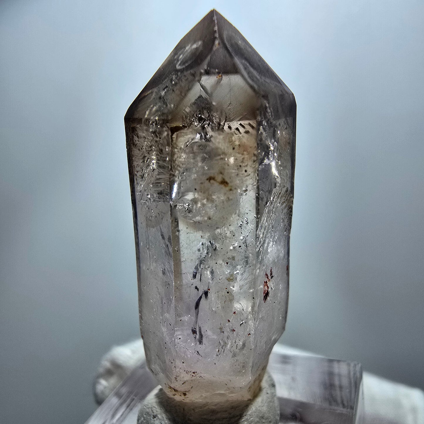 Klare Phantom Rauchquarz DT Zepter Kristall Goboboseb, Namibia 41*15*14mm
