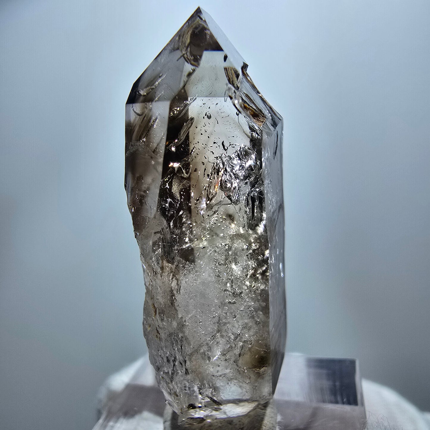 Clear Phantom Smoky Quartz Double Terminated Specimen Goboboseb, Namibia 41*18*11mm