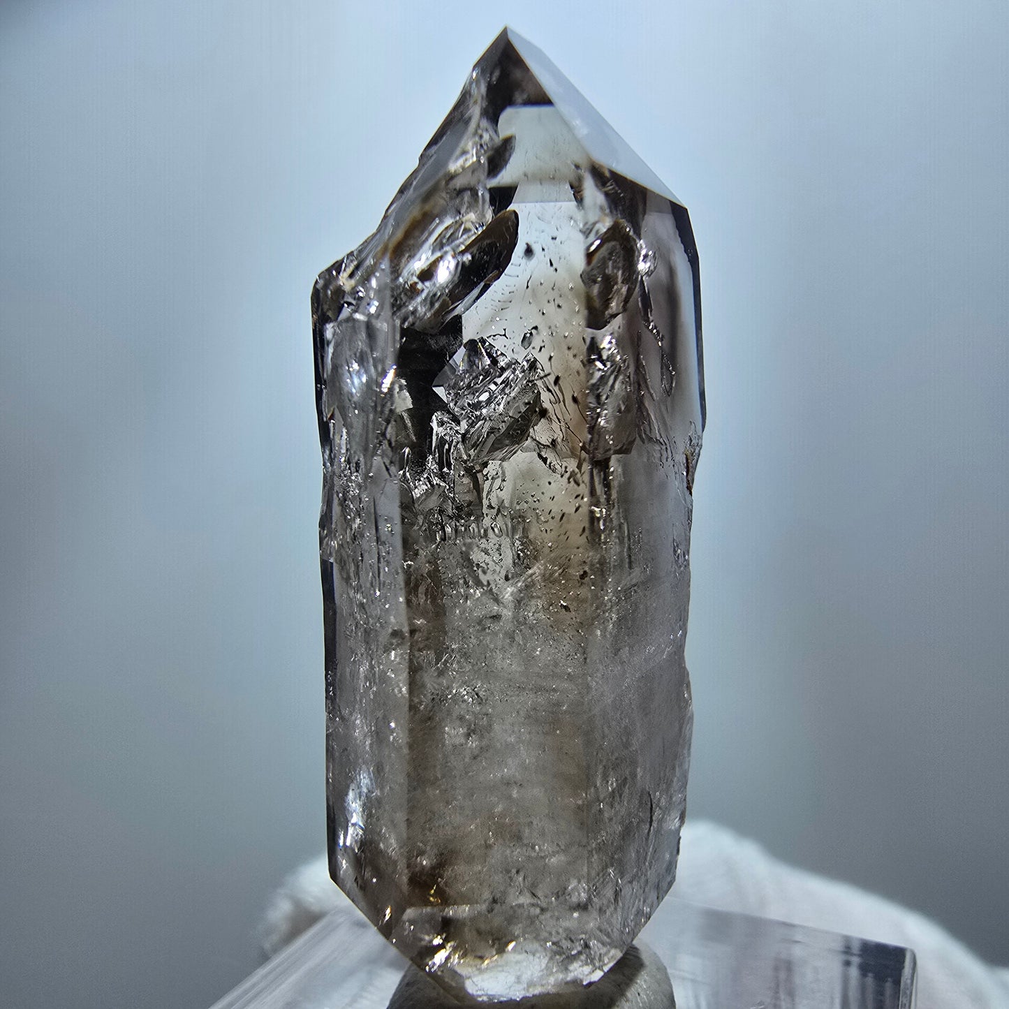 Clear Phantom Smoky Quartz Double Terminated Specimen Goboboseb, Namibia 41*18*11mm