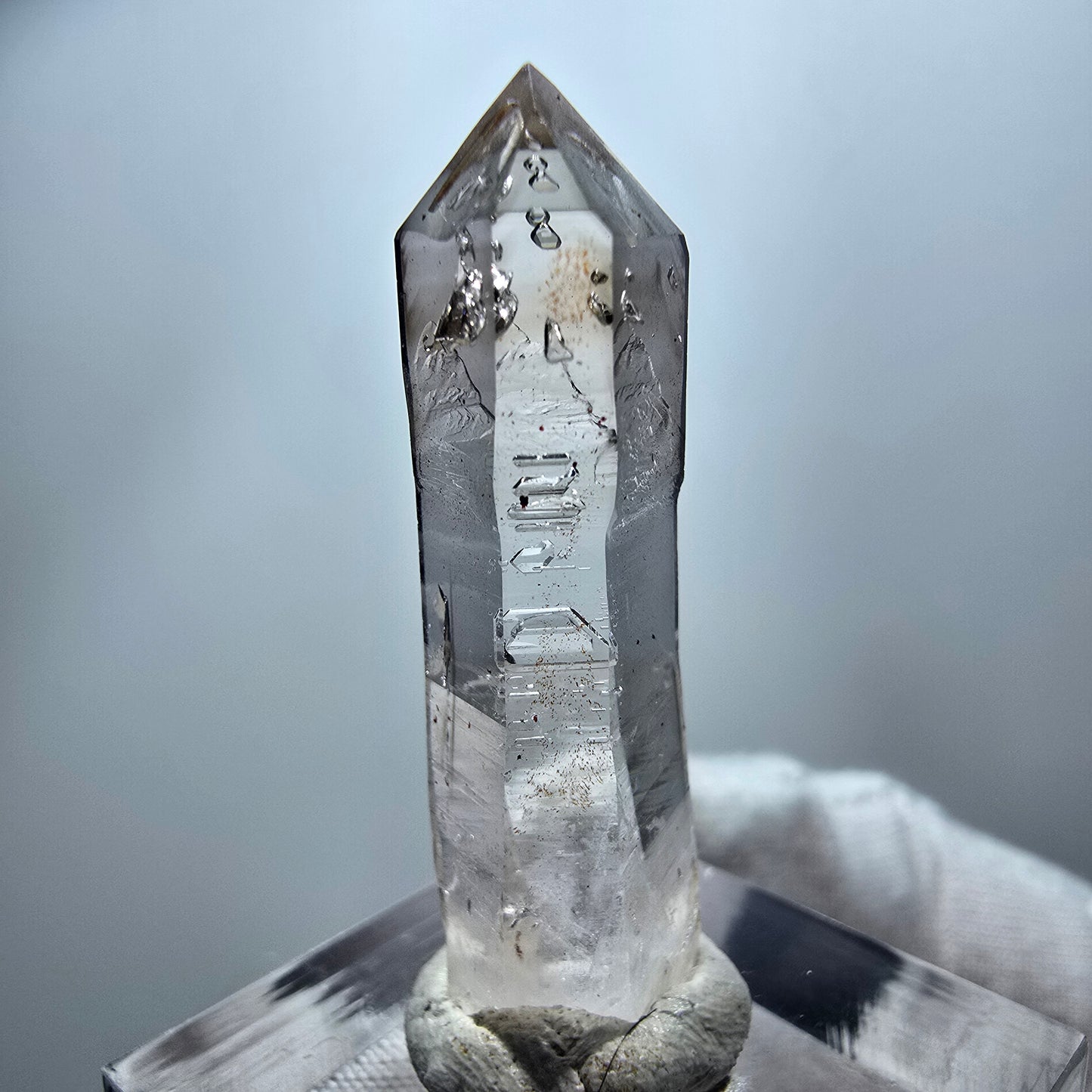 Rare Phantom Smoky Quartz Scepter Crystal Goboboseb, Namibia 37*12*9mm