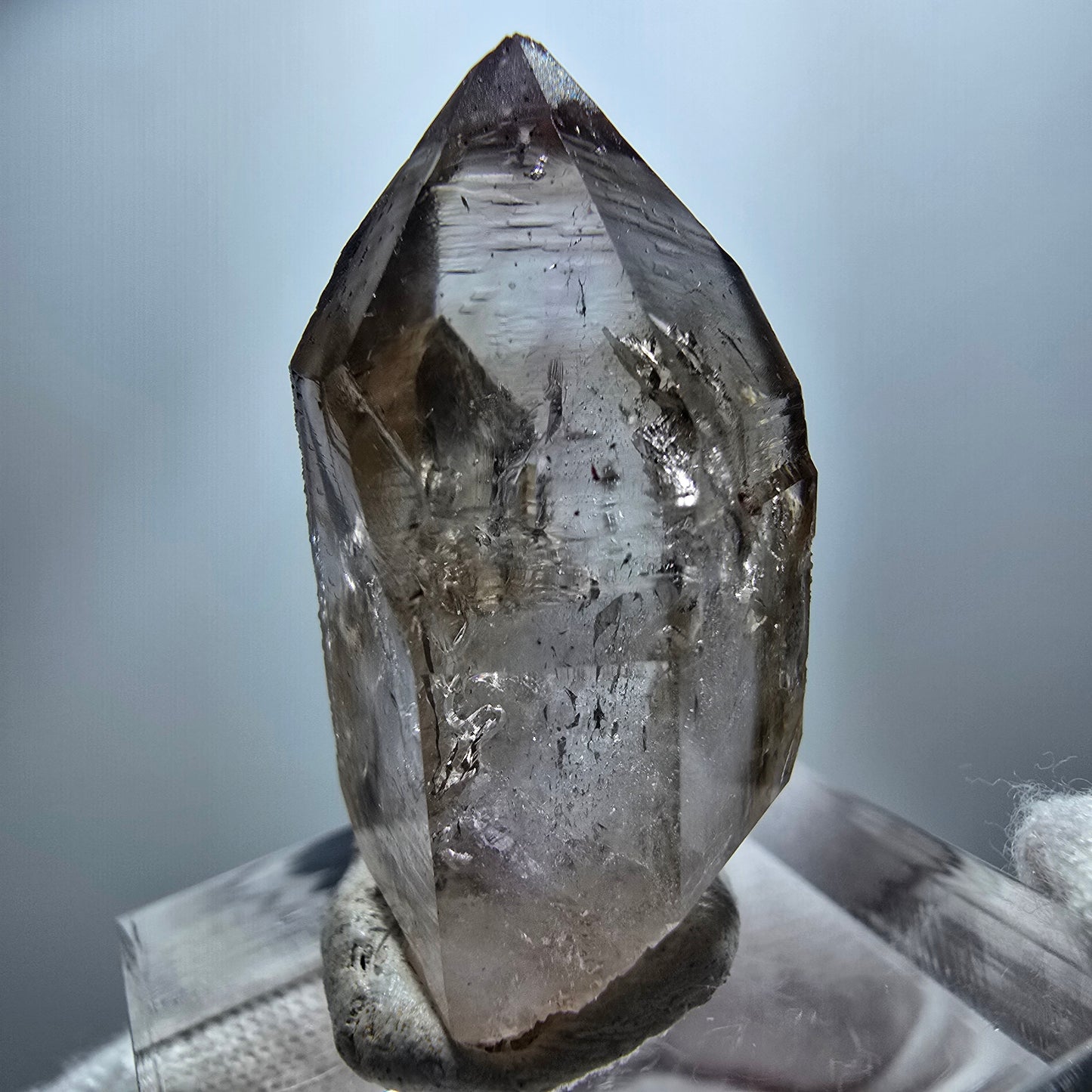 Phantom Amethyst, Rauchquarz Zepter Kristall Goboboseb, Namibia 31*17*16mm