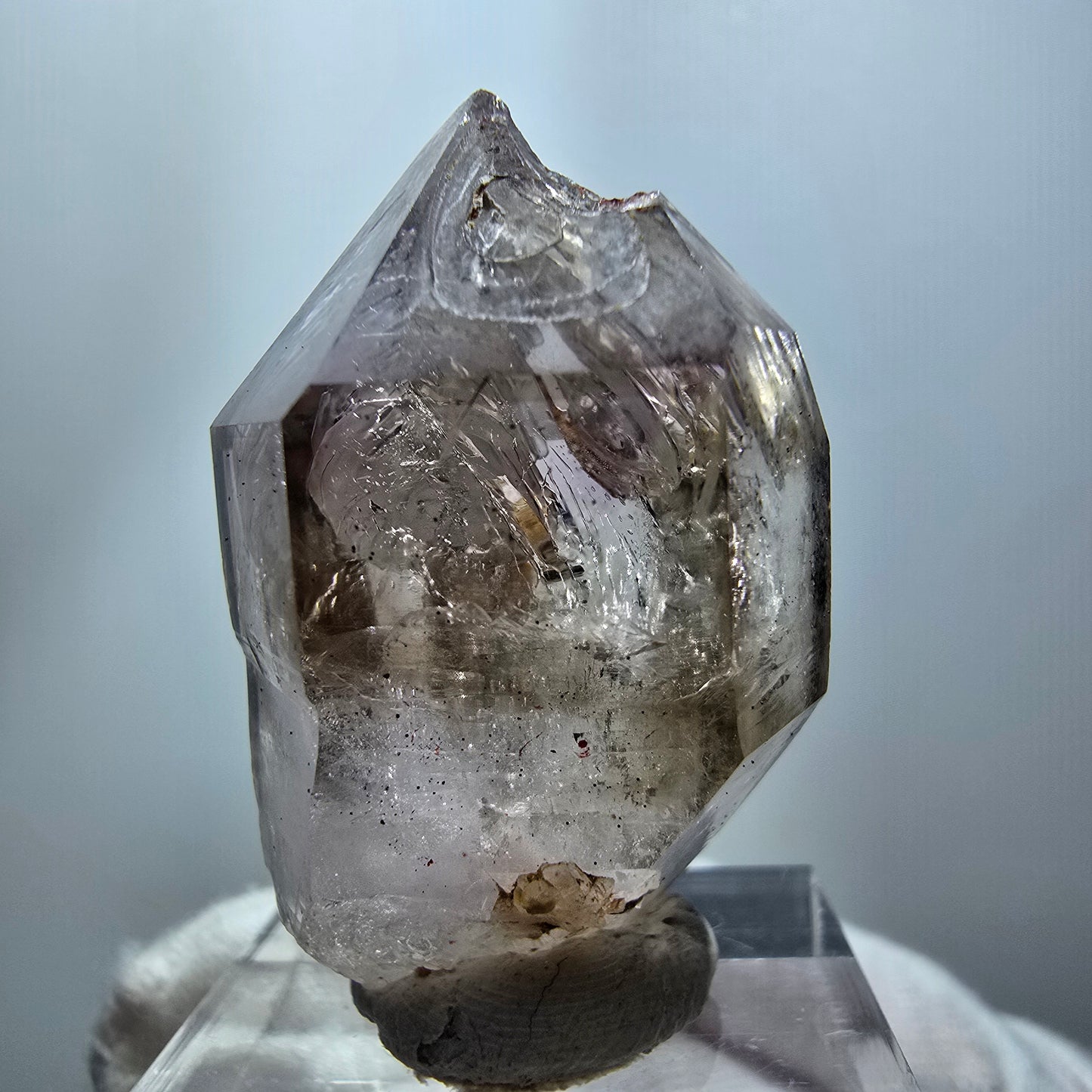 Phantom Amethyst Rauchquarz Fenster Zepter Goboboseb, Namibia 37*24*22mm