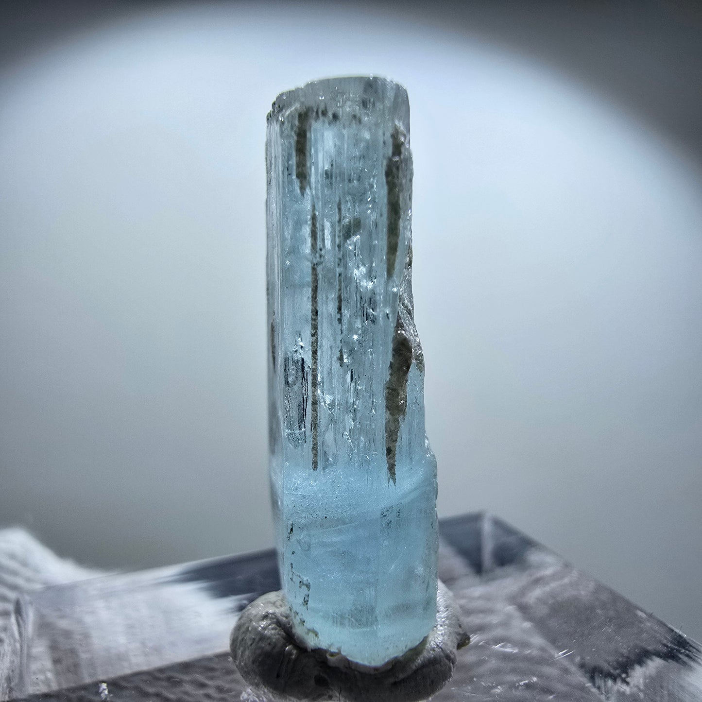 Klarer Aquamarin Kristall, blau Nagar, Pakistan 22*8*6mm