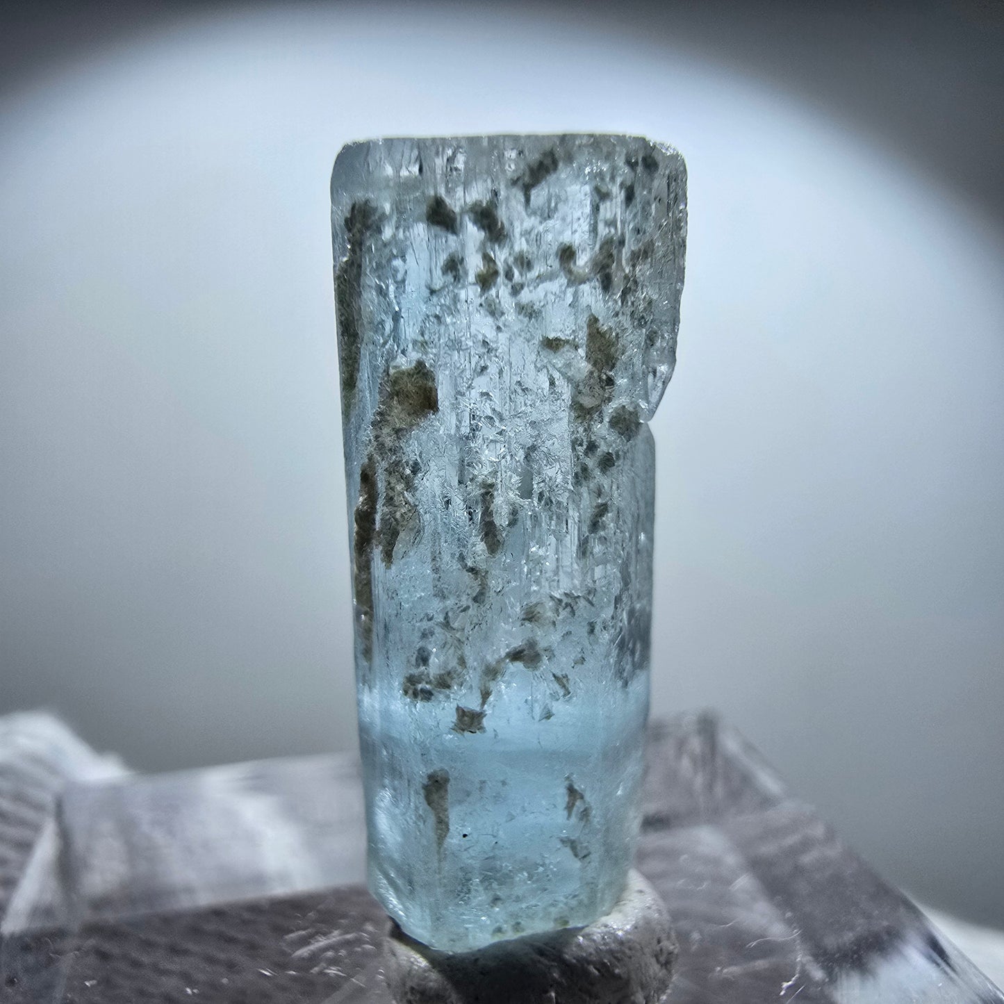 Klarer Aquamarin Kristall, blau Nagar, Pakistan 22*8*6mm