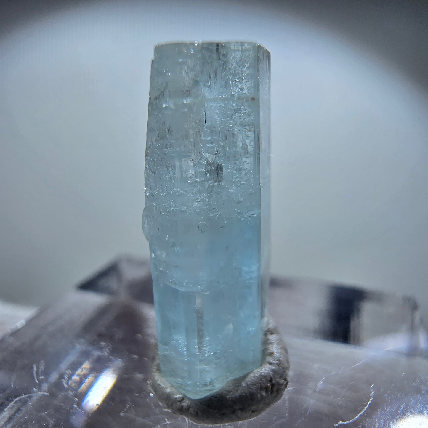 Klarer Aquamarin Kristall, blau Nagar, Pakistan 18*8*6mm