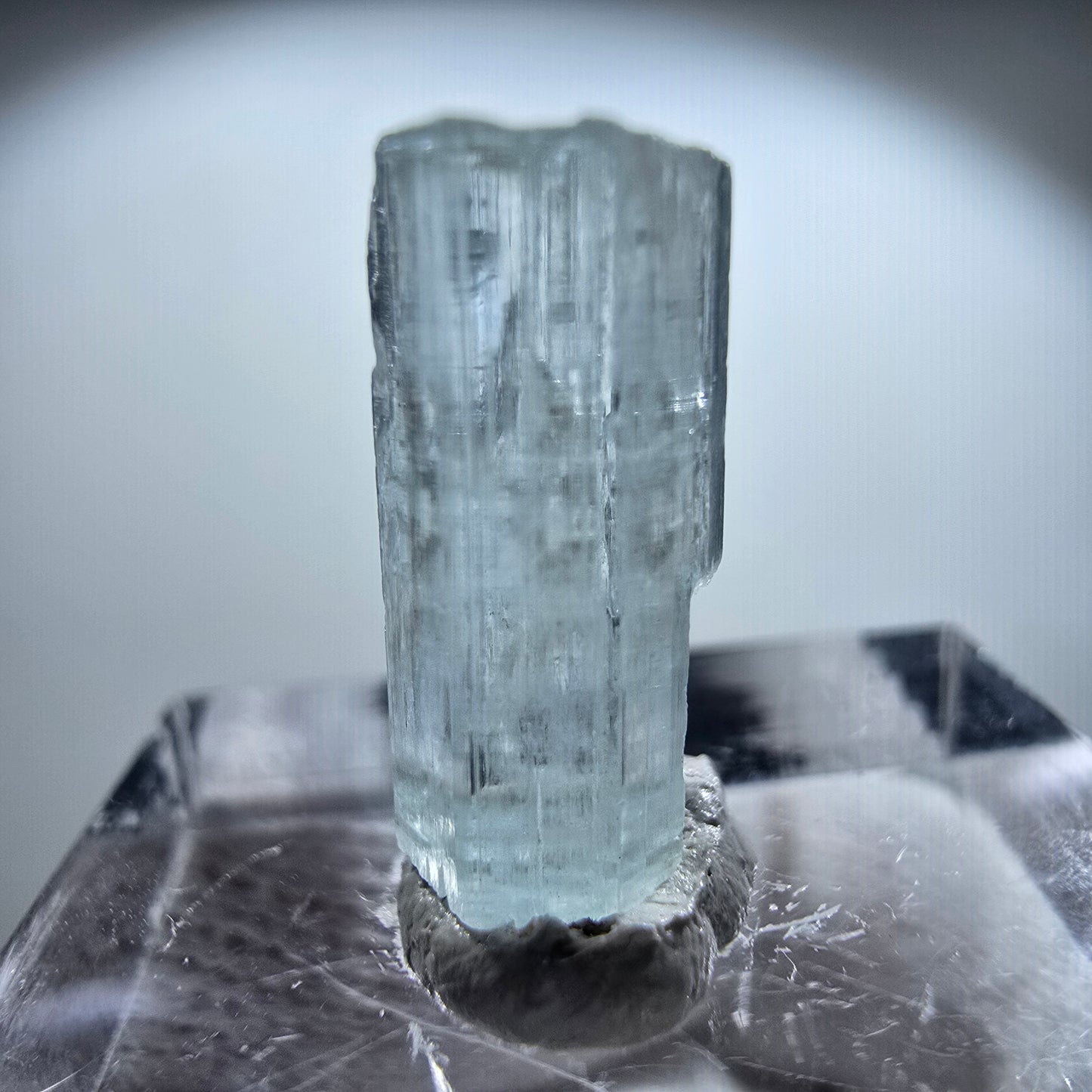 Klarer Aquamarin Kristall, blau Nagar, Pakistan 15*8*7mm
